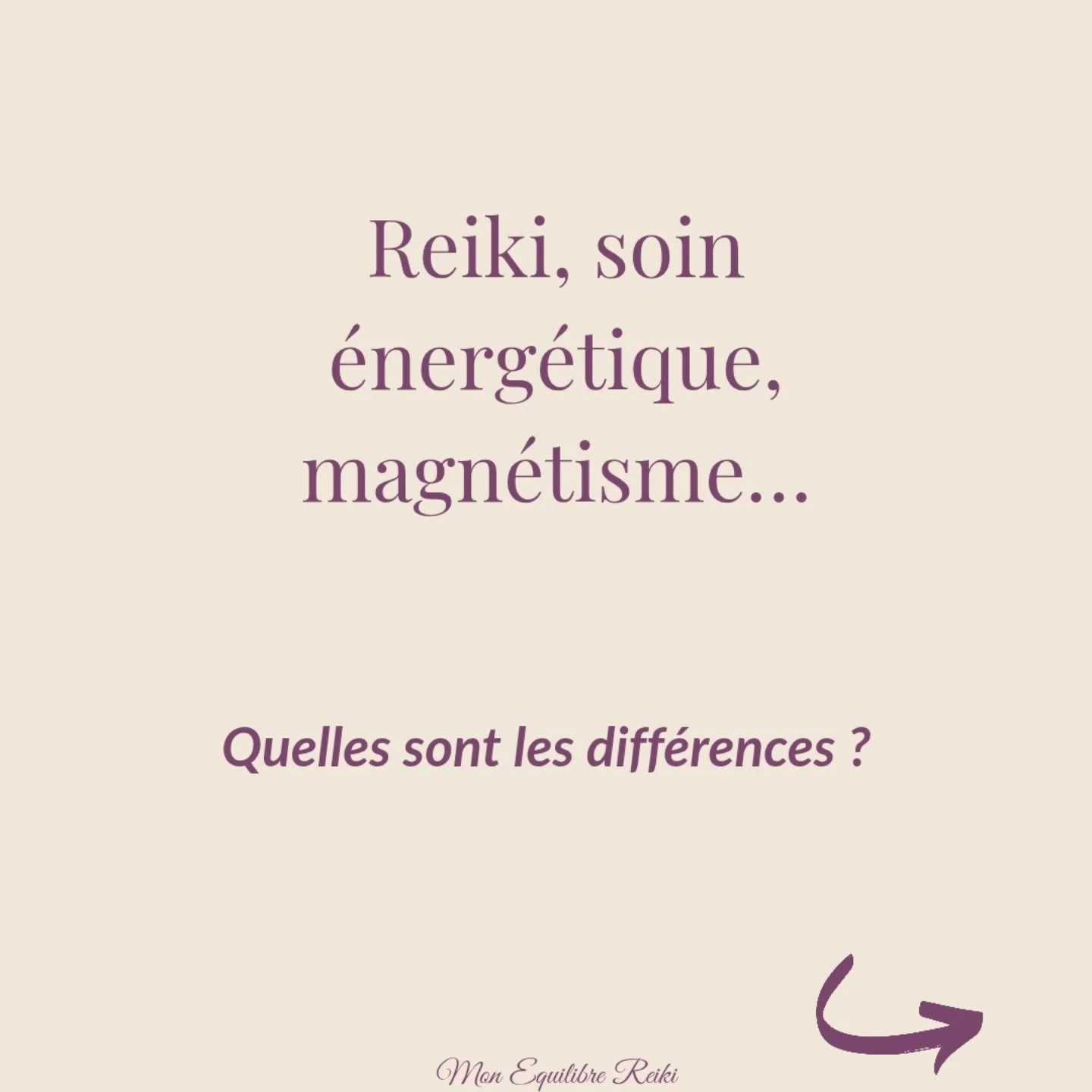 On confond souvent Reiki, soin &eacute;nerg&eacute;tique et magn&eacute;tisme...
Pourtant, ces pratiques n&rsquo;utilisent pas la m&ecirc;me &eacute;nergie 🌿
Mon intention : t&rsquo;aider &agrave; mieux comprendre, en toute simplicit&eacute; 🤍
Si t