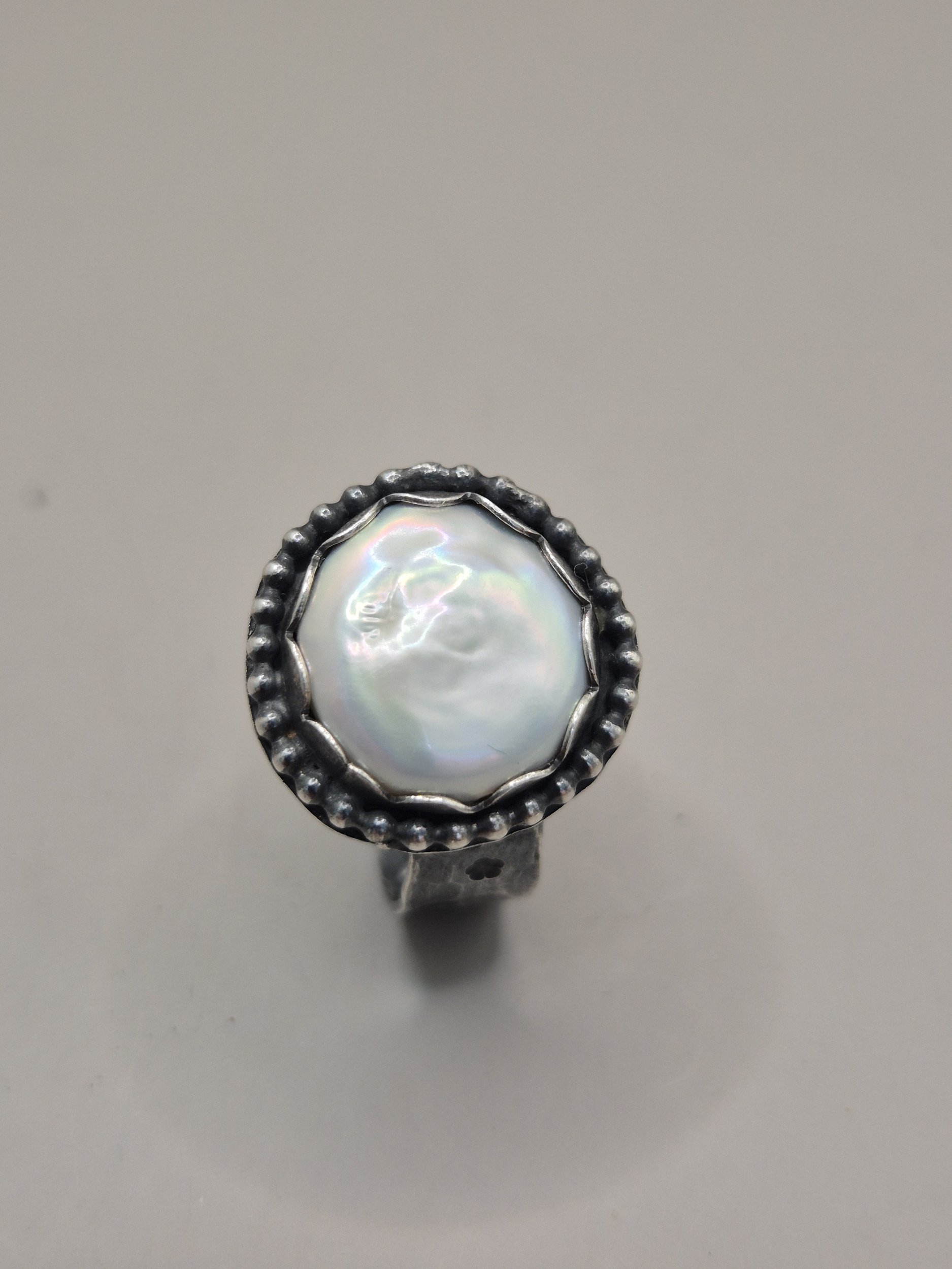 Victorian Pearl Statement Ring Size S to T
