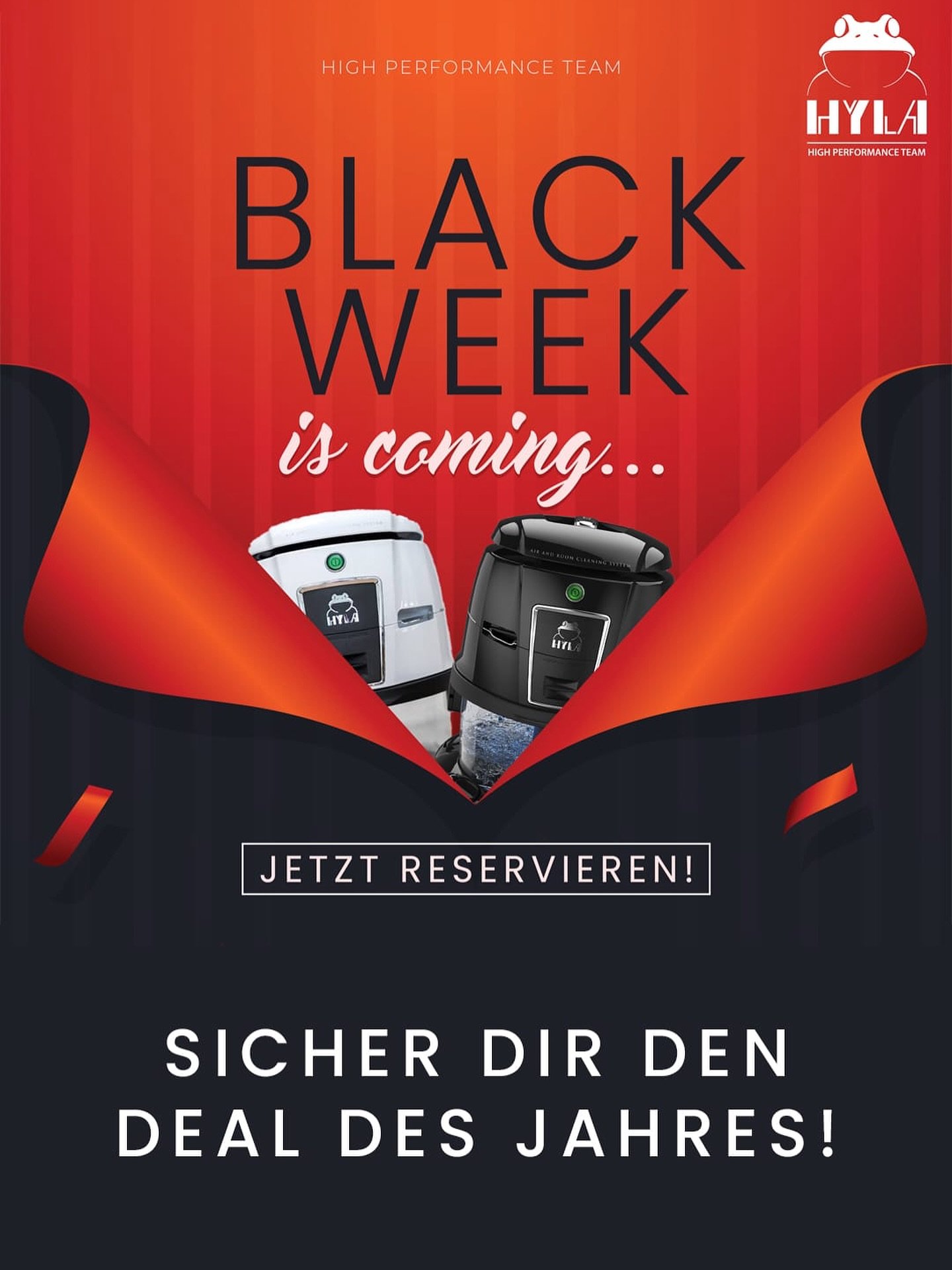 🔥 BLACK WEEK is coming&hellip; 🔥
Und dieses Jahr wird GR&Ouml;SSER, BESSER und GEHEIMER als je zuvor! 👀
Das HYLA-Black-Week-Paket 2025 ist aktuell noch streng geheim &ndash; aber eines kann ich dir schon verraten:

💥 Es wird der absolute Deal des