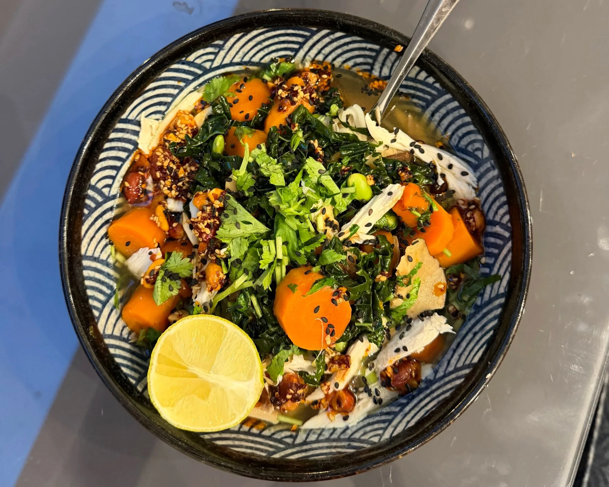 Asian noodle bowl