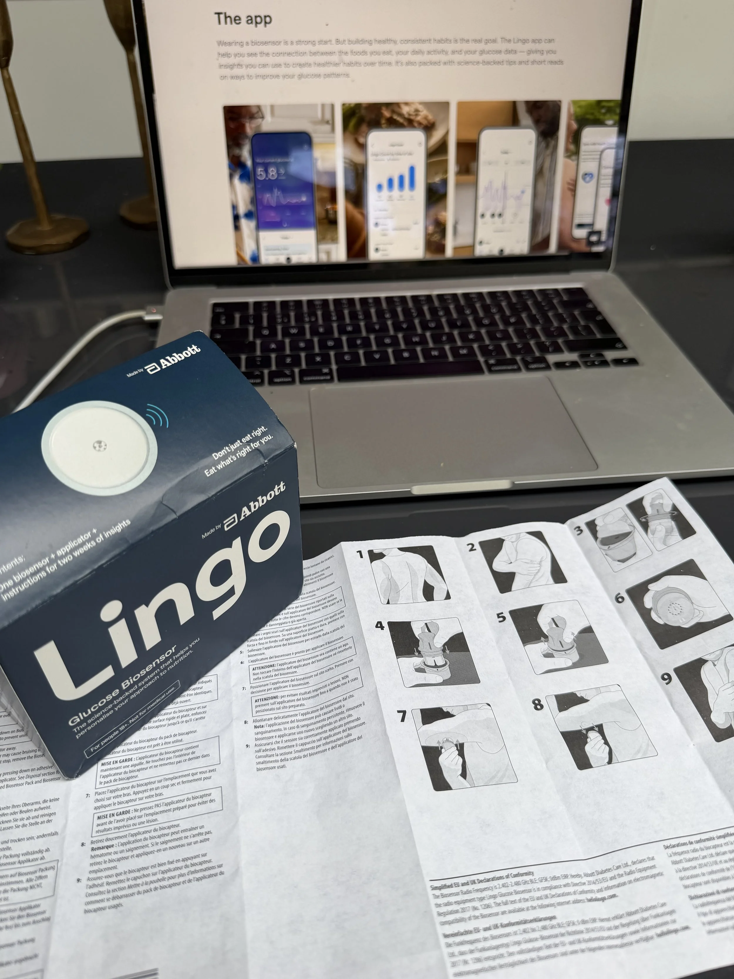 lingo continuous glucose monitor