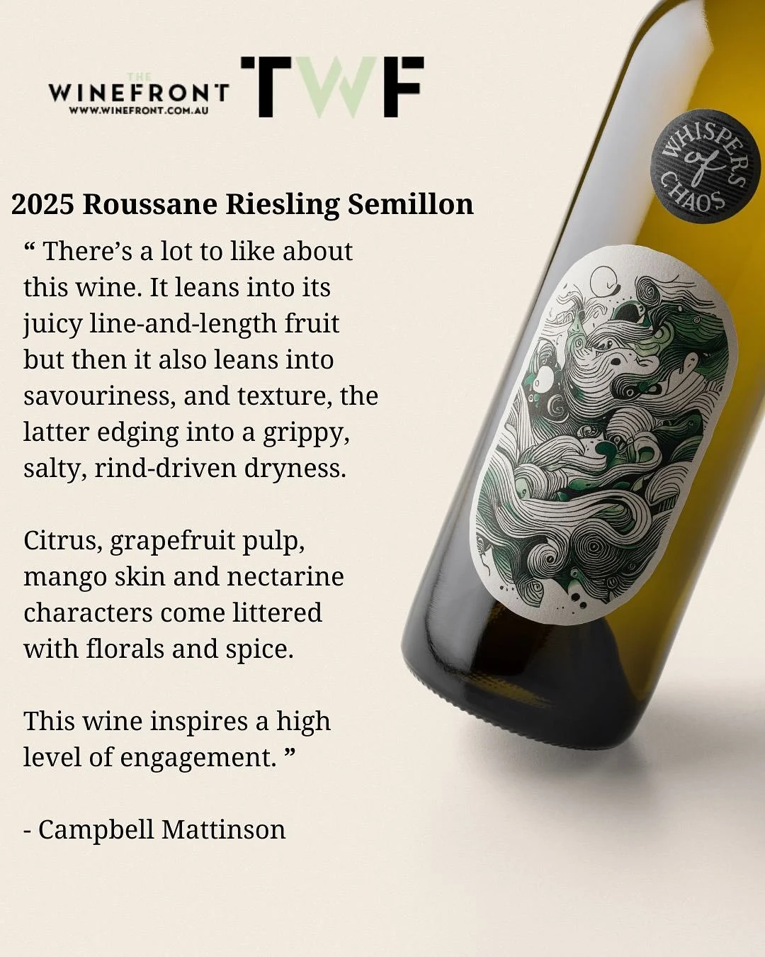 First reviews on the table from @campbell.mattinson on The Wine Front. Very thankful for his words on these first releases!