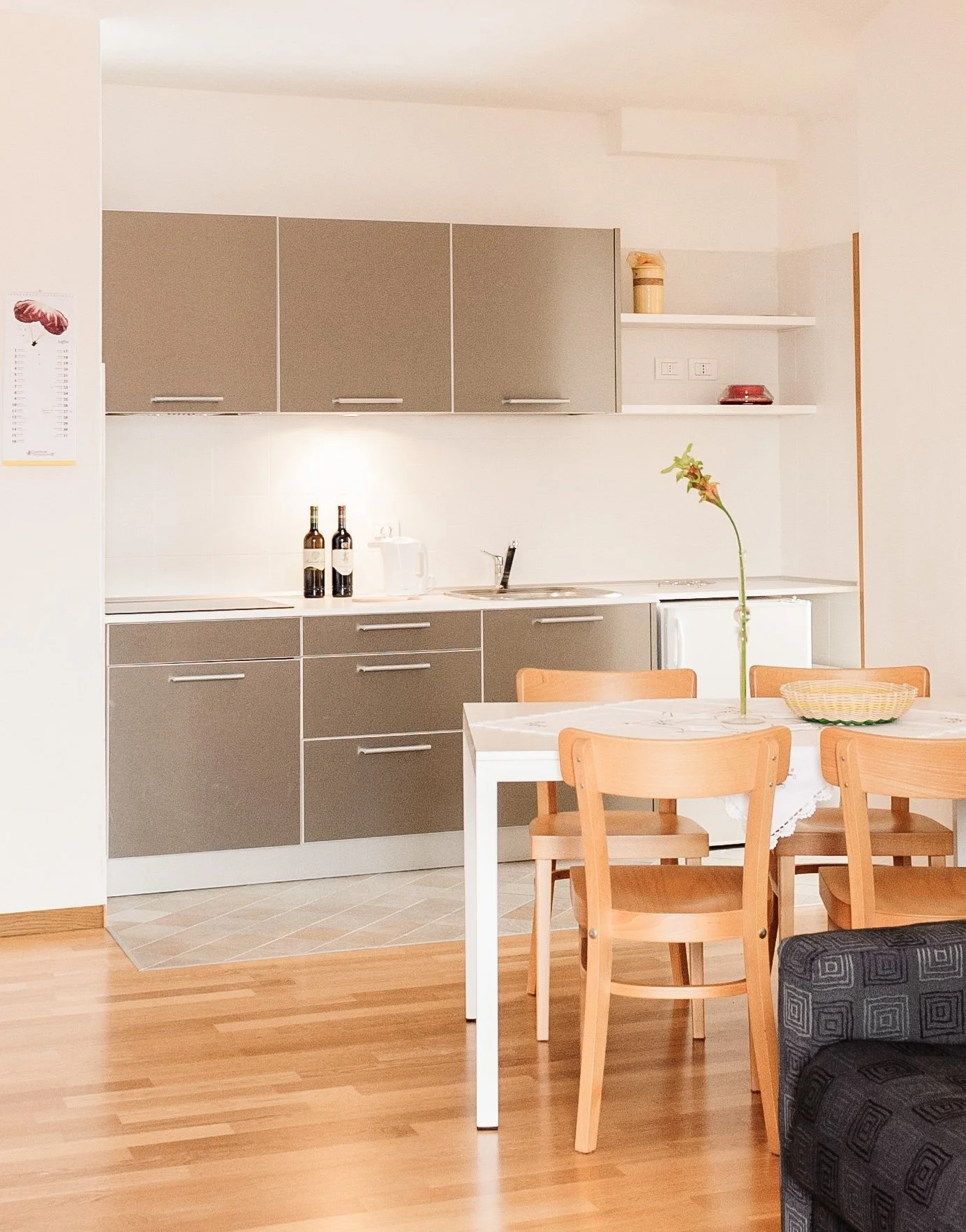 Piano cottura e soggiorno