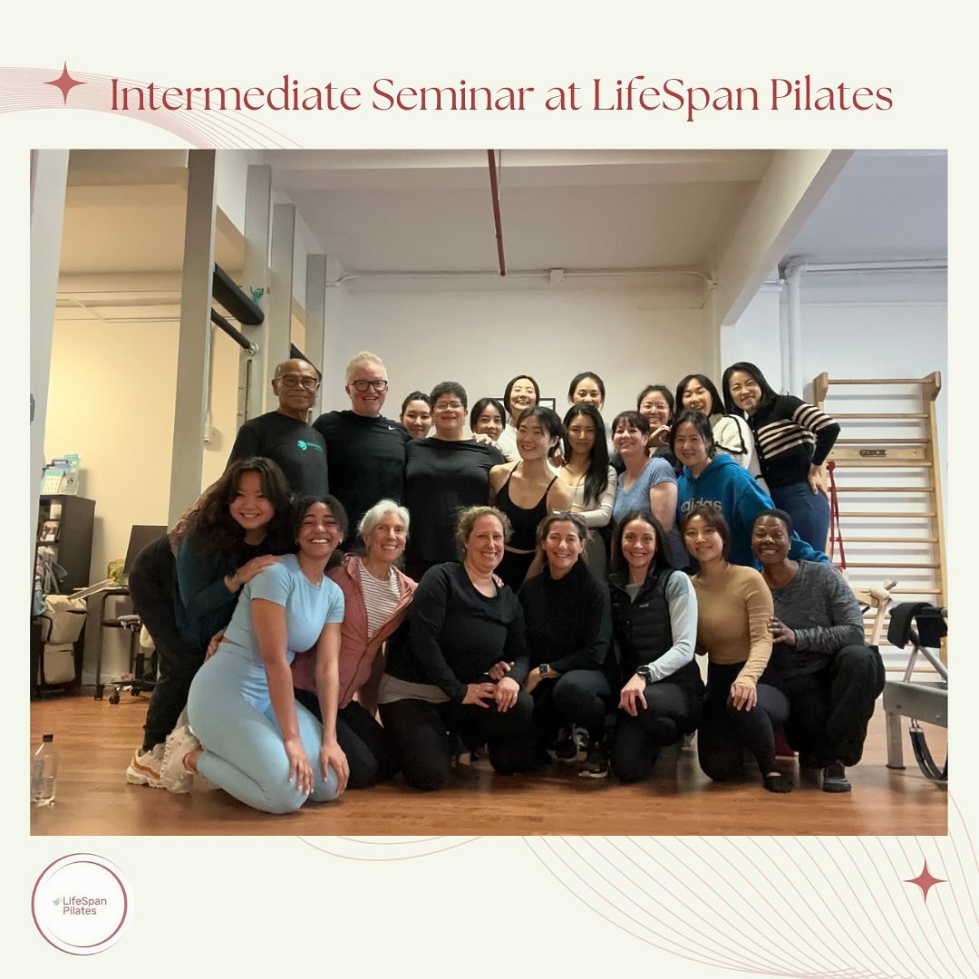 Thank you to everyone who attended our intermediate seminar! We had such an amazing time working with each and every one of you 🤍 @lifespanpilates 
 #LifeSpan #pilates