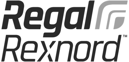 RegaI Rexnord logo in black with stylized text