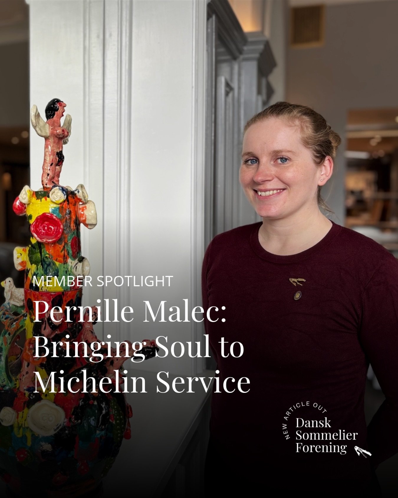 NEW MEMBER SPOTLIGHT: On a sunny spring day, I visited @frkmalec at @rest_thesamuel in a historic villa in Hellerup. 
Read the full article here: https://www.sommelier.dk/blog/pernille-malec

From Lolland to the polished floors of a Michelin-starred 