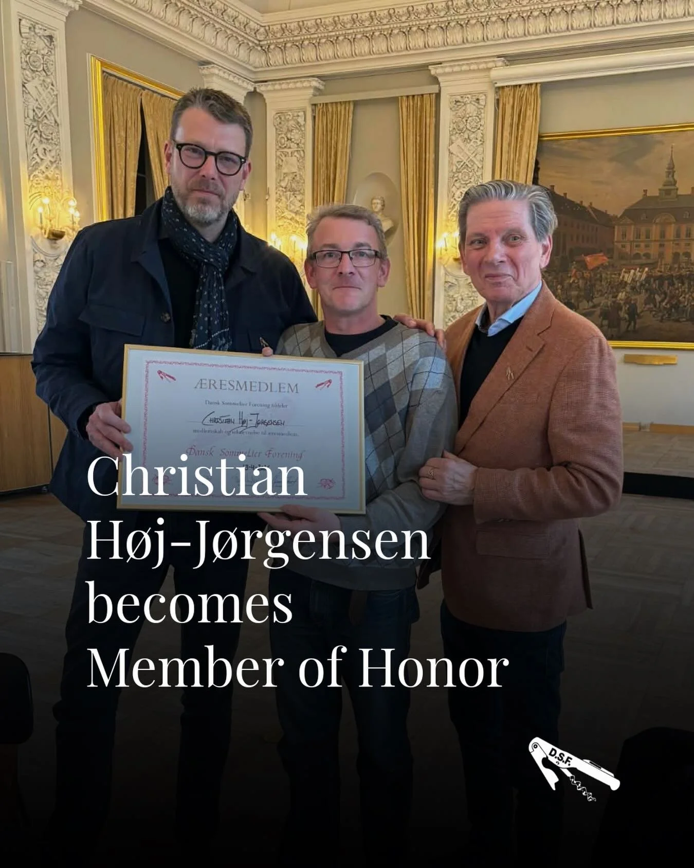 NEW ARTICLE OUT: Christian H&oslash;j-J&oslash;rgensen becomes Honorary Member of Dansk Sommelier Forening

At the Generalforsamling 2026, Christian H&oslash;j-J&oslash;rgensen was appointed Honorary Member of Dansk Sommelier Forening, as he steps do