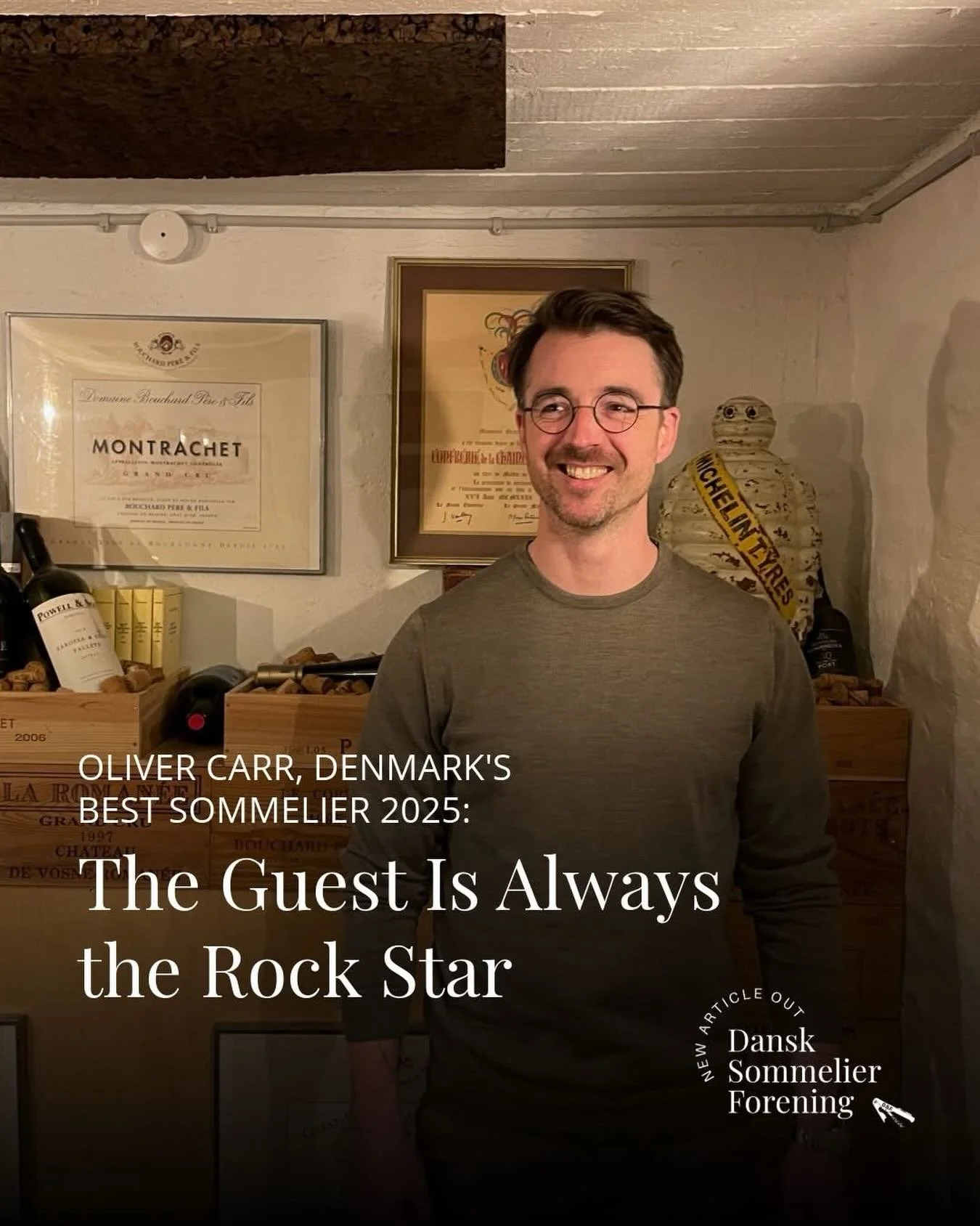 NEW ARTICLE OUT: Oliver Carr, Denmark&rsquo;s Best Sommelier 2025: The Guest Is Always the Rock Star

Read the story of @vintageollie, the man who carries the title of Denmark&rsquo;s best sommelier 2025, and get inspired to compete in DM 2026 on the