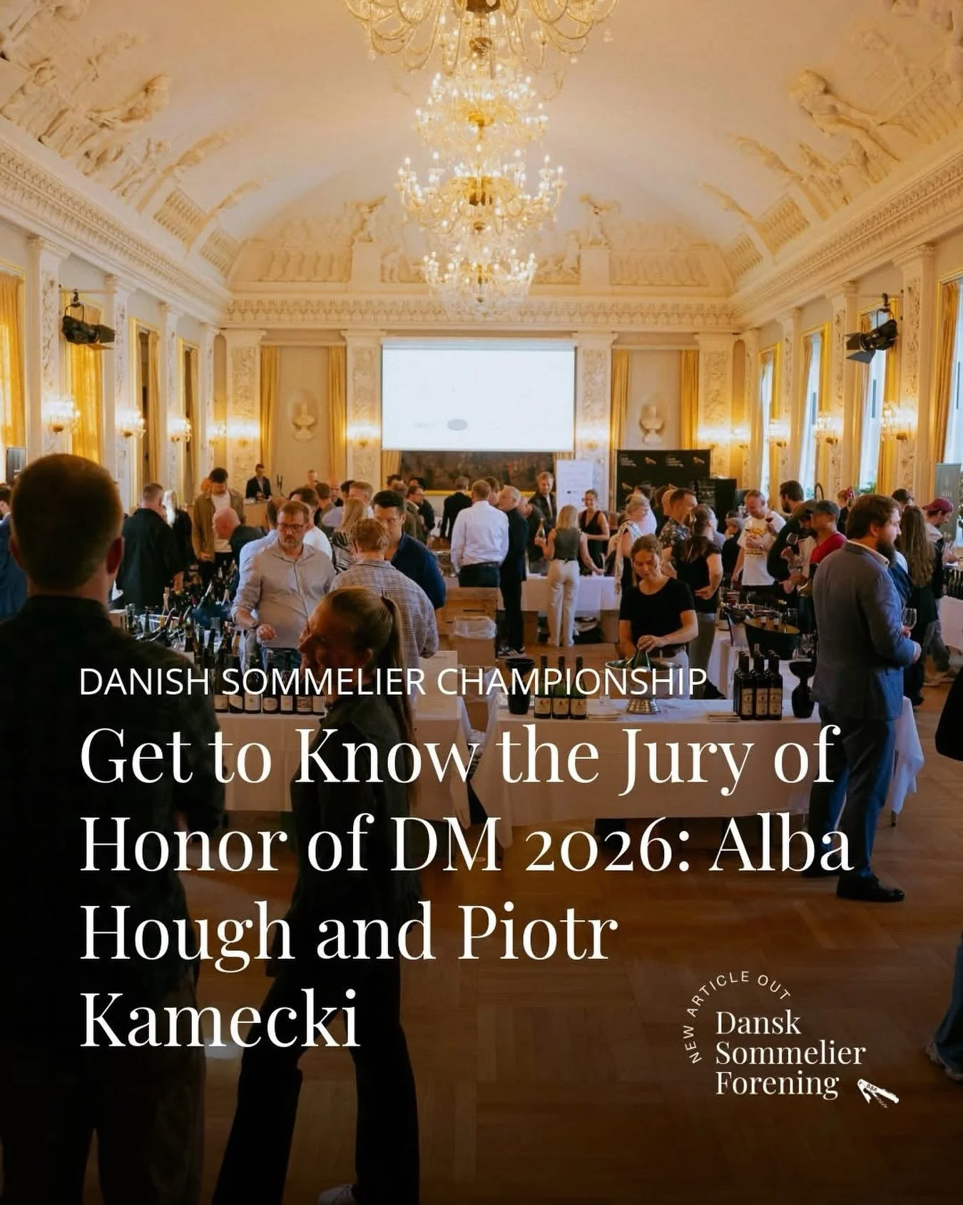 NEW ARTICLE OUT: Get to Know the Jury of Honor of DM 2026: Alba Hough and Piotr Kamecki

The date is saved - Monday, 31st of August. The day when best sommeliers of Denmark will compete to find a winner of DM 2026. It is a significant day for the win