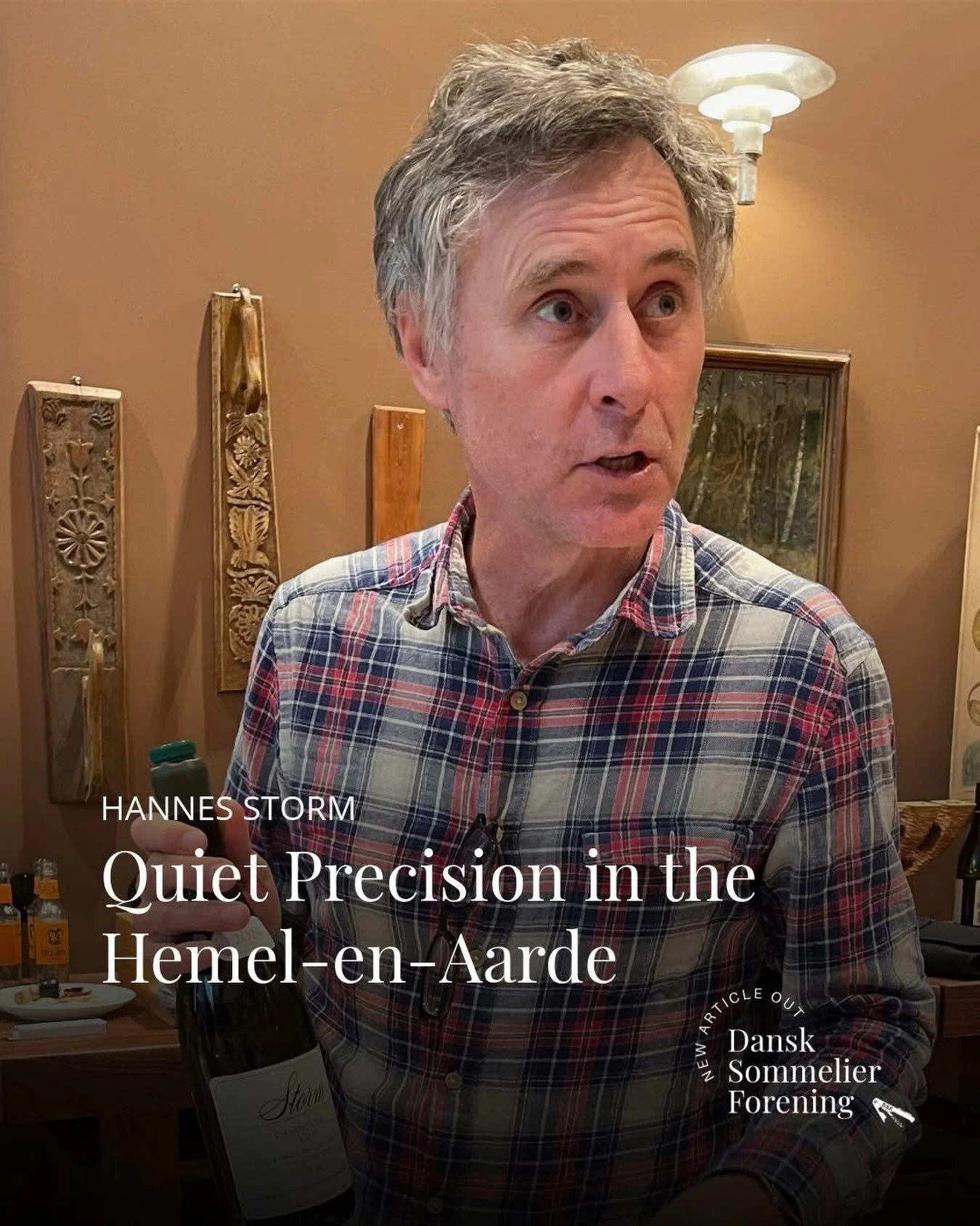 NEW ARTICLE OUT: Quiet Precision in the Hemel-en-Aarde

Don&rsquo;t let the name fool you. Hannes Storm&rsquo;s motto &rsquo;stick to your knitting&rsquo; says it all about this calm, methodical, and utterly focused winemaker &mdash; and that is prec