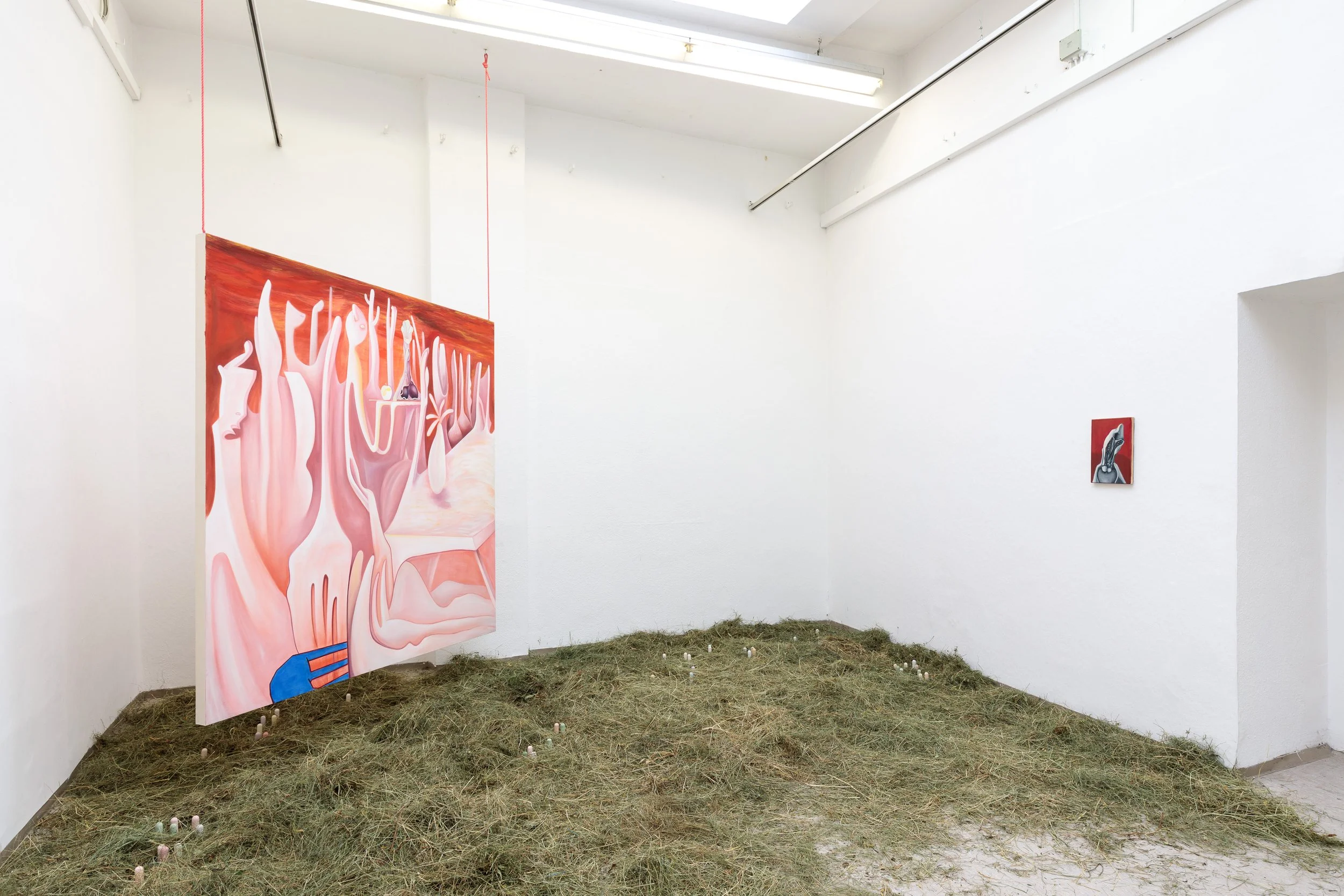 Ausstellung von Leonora Prugger "in quiet, unseen hours" im Kunstverein Kohlenhof in Nürnberg. Fotos: Lukas Pürmayr