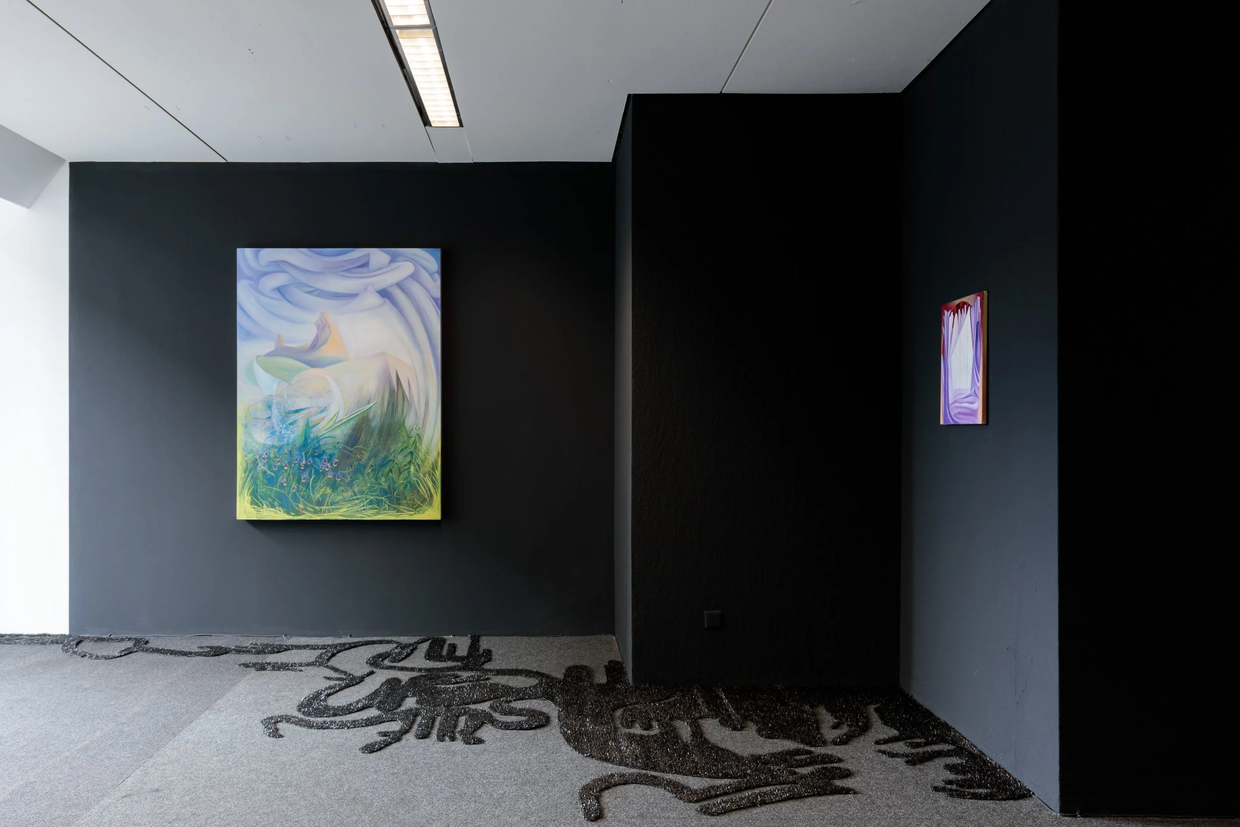 Ausstellung von Leonora Prugger "in quiet, unseen hours" im Kunstverein Kohlenhof in Nürnberg. Fotos: Lukas Pürmayr