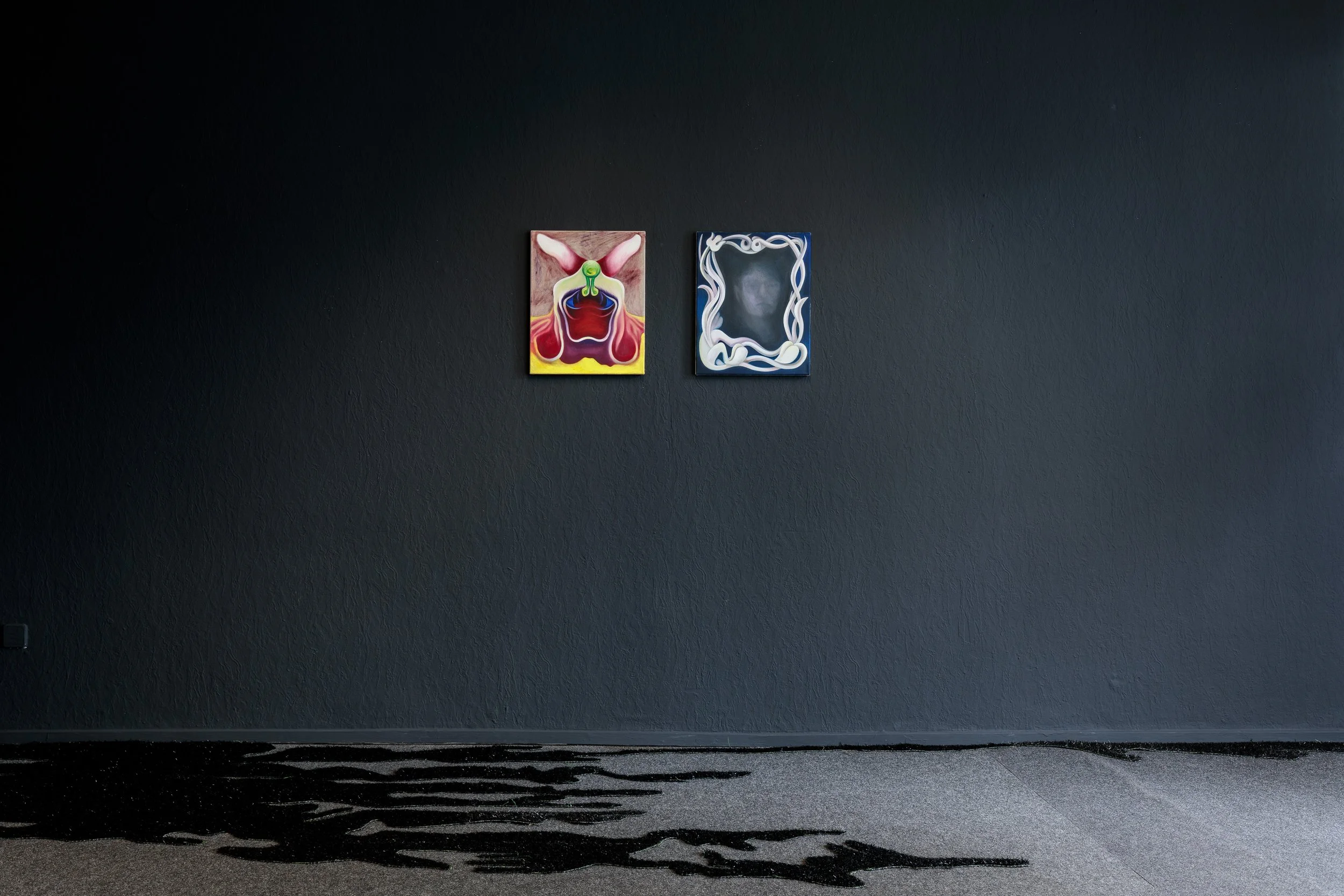 Ausstellung von Leonora Prugger "in quiet, unseen hours" im Kunstverein Kohlenhof in Nürnberg. Fotos: Lukas Pürmayr