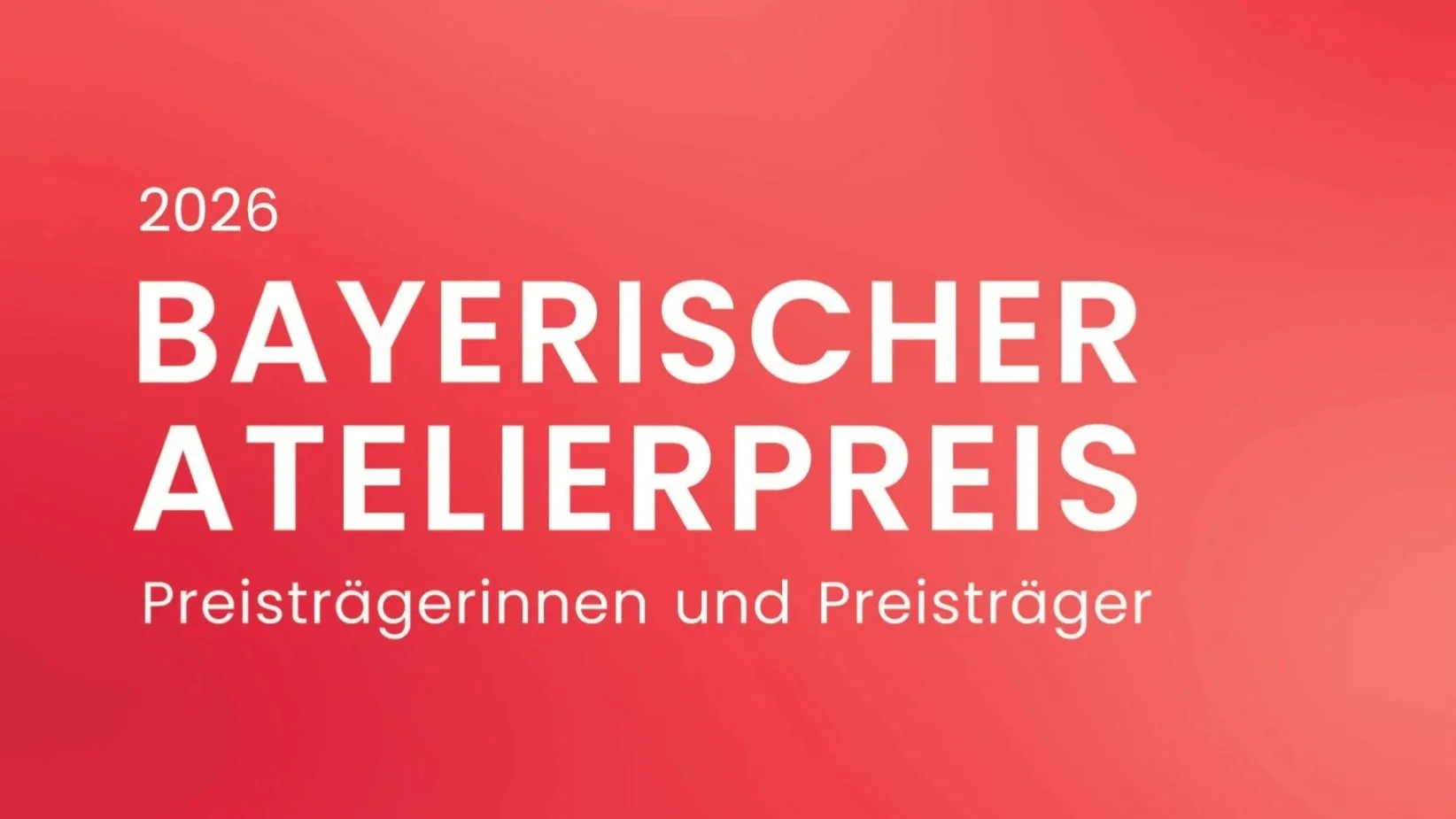 Atelierpreis 2026