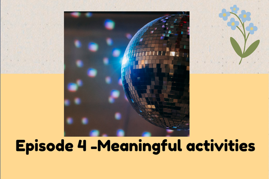 Glitter ball for a disco