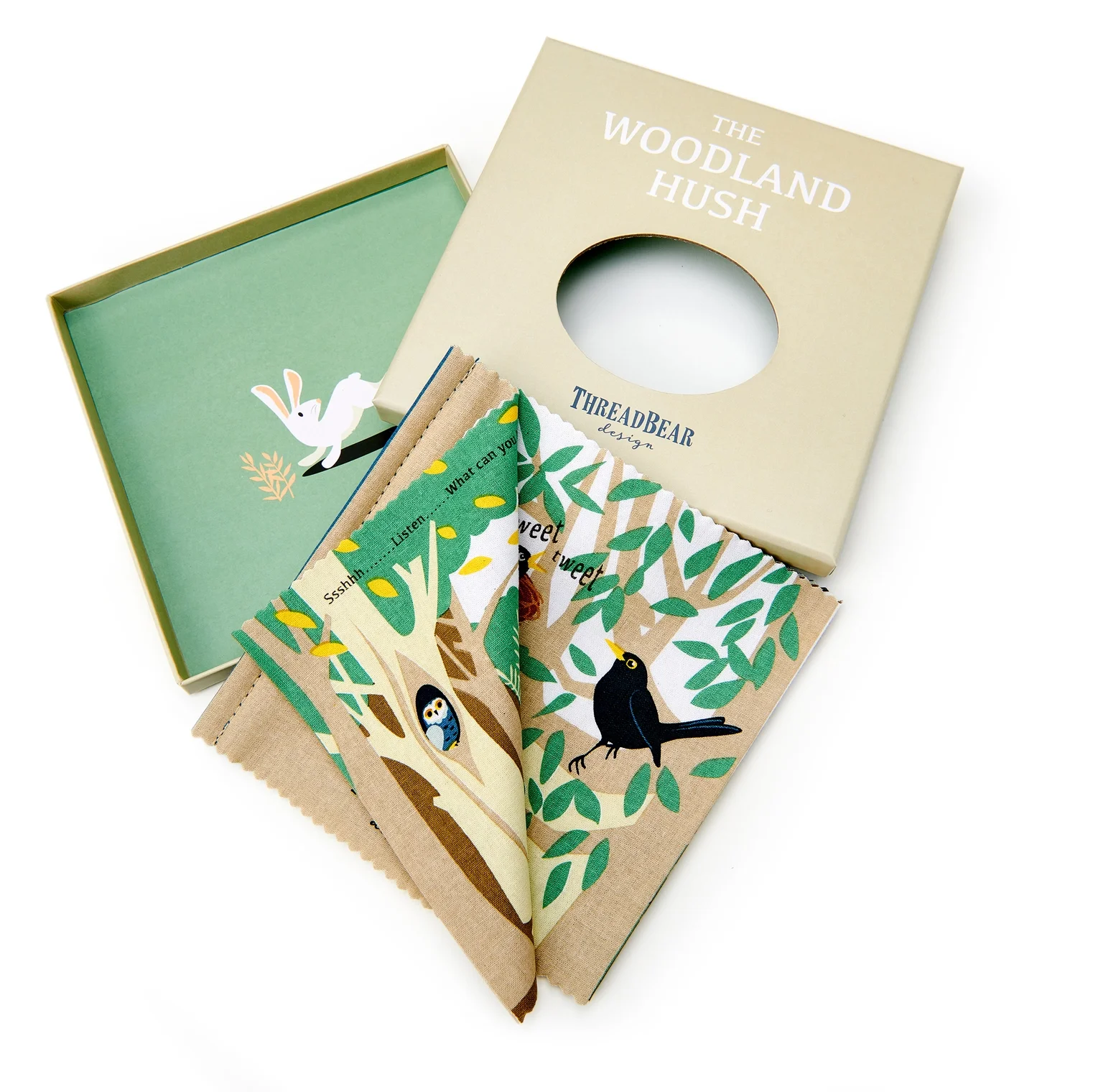 Threadbear Woodland Hush Rag Book 2.webp