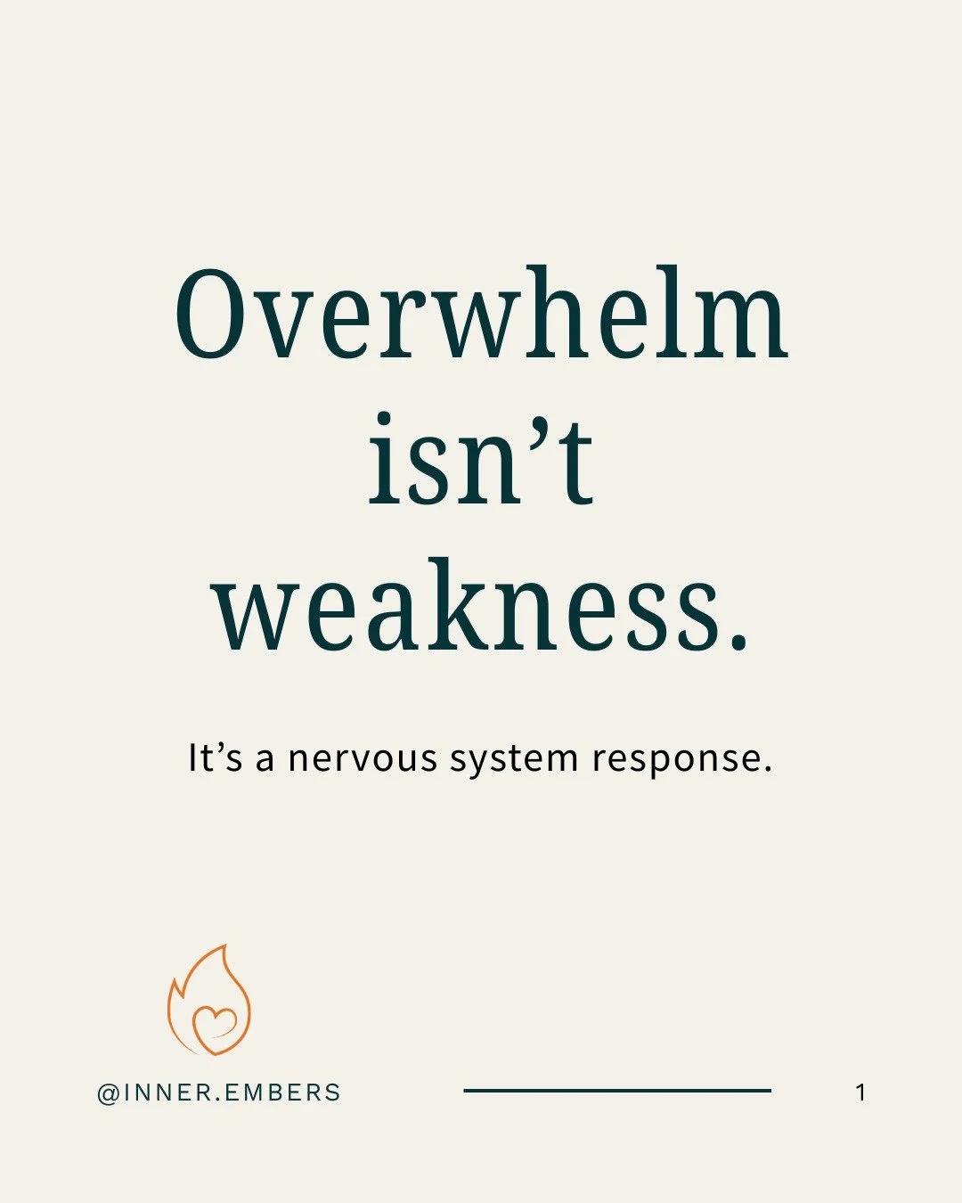 We talk about overwhelm as if it&rsquo;s a personality flaw.

But most of the time, it&rsquo;s a nervous system pattern.

When you&rsquo;re managing sensory input, expectations, social monitoring, time pressure and internal criticism all at once&hell