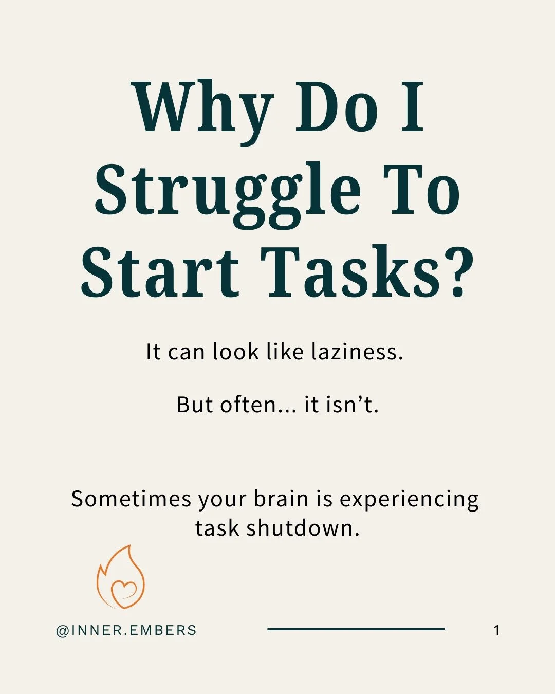 Struggling to do the laundry, start that email or begin that essay.. but it feels like it should be easy for you? 

This one's for you. 

When your brain has been under too much pressure for too long, the systems responsible for planning and initiati