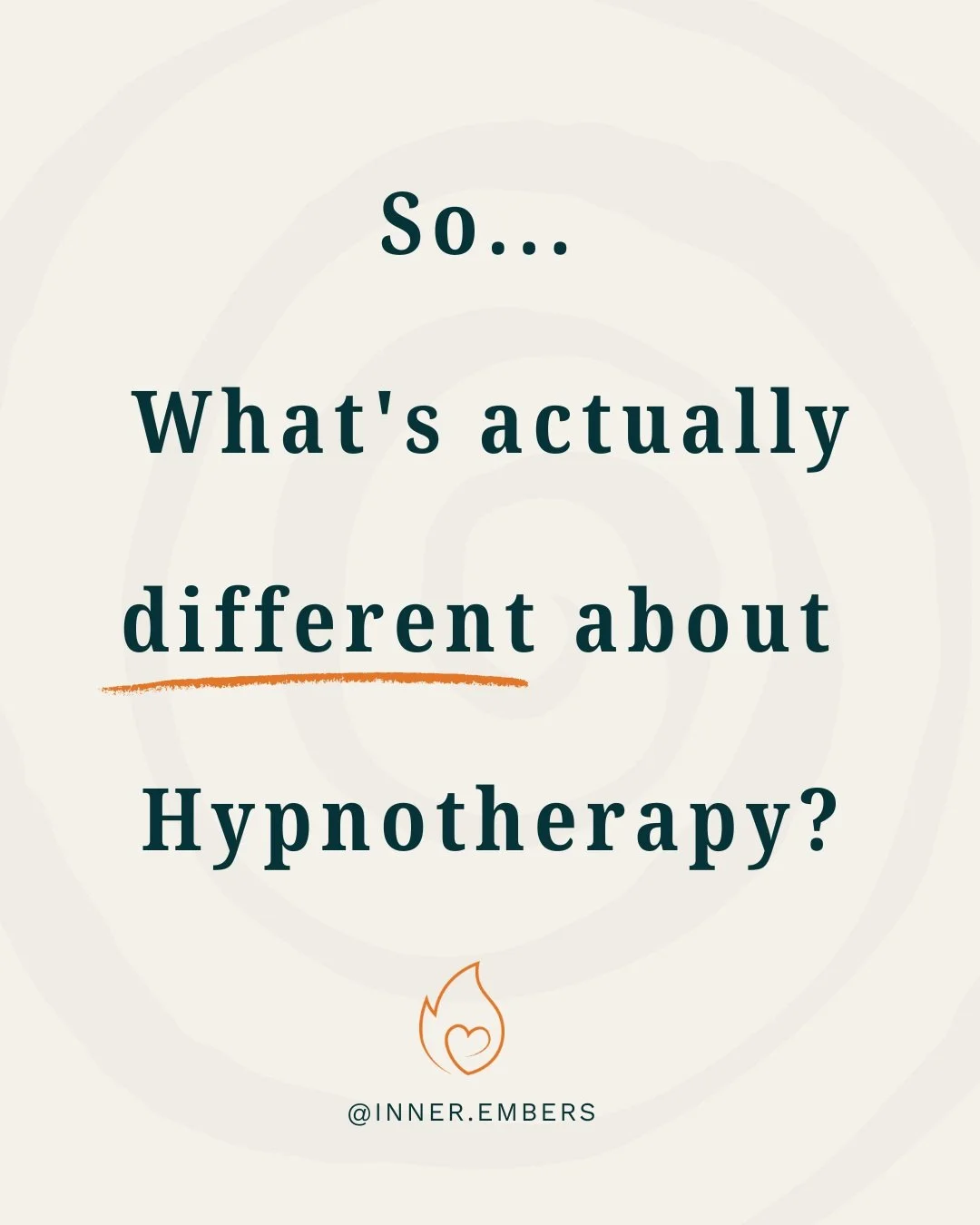 Before any other therapists come for me... 😂

Of course there are times when talking about the past, exploring what's happened and understanding where something comes from is incredibly valuable and necessary work.

Different approaches work for dif