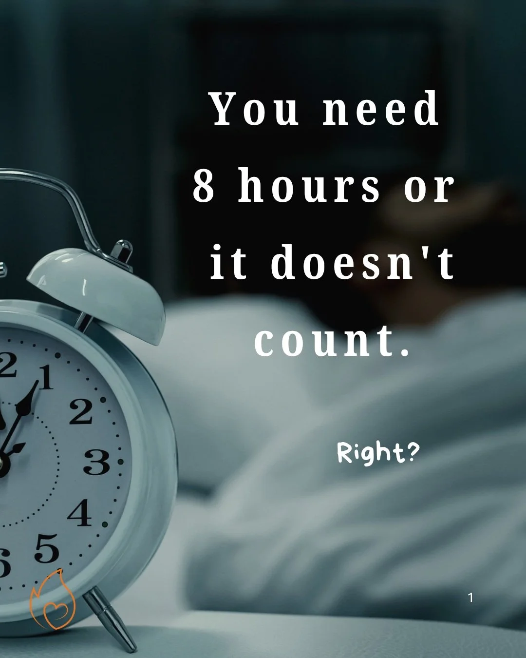 "You need 8 hours or it doesn't count" is one of the most repeated bits of sleep advice out there, and it's not quite right.

What actually matters more than the number on the clock is whether you're completing full sleep cycles, especially