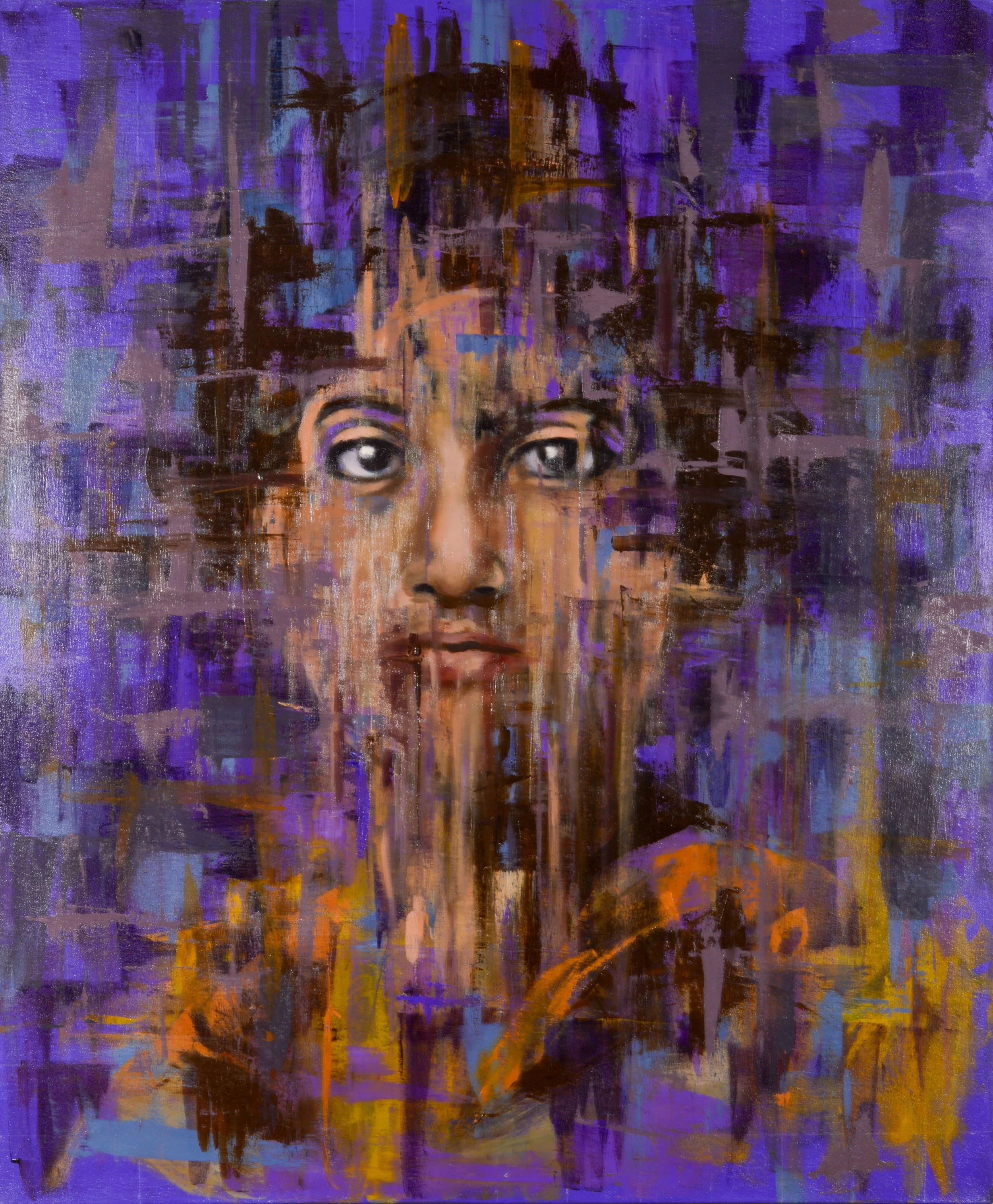 Title: "Paula"
Medium: Oil on canvas
Dimensions:34"x28"
Date: 2022