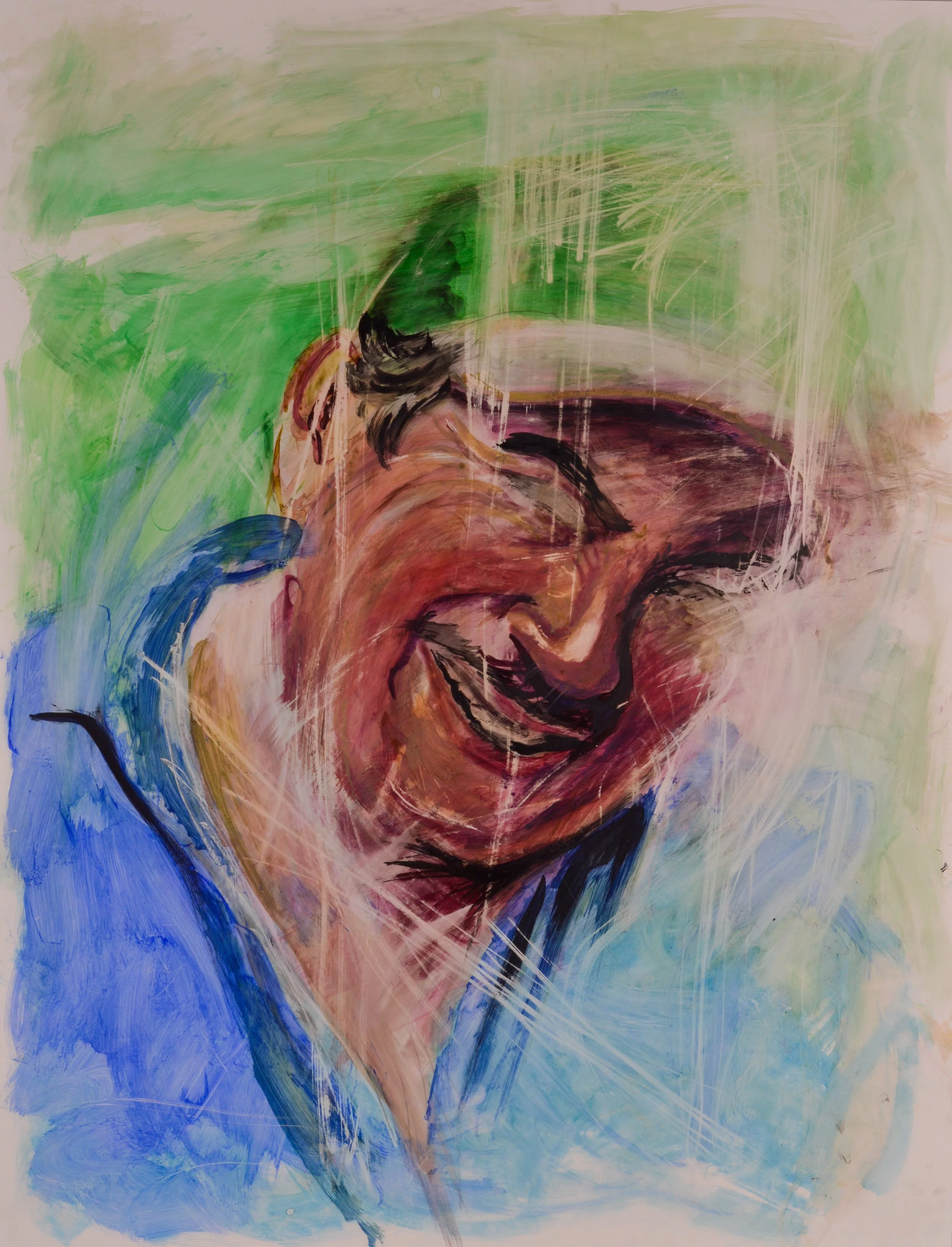 Title:"Arturo (B)"
Medium: Acrylic ink on yupo
Dimensions:26"x20"
Date:2023