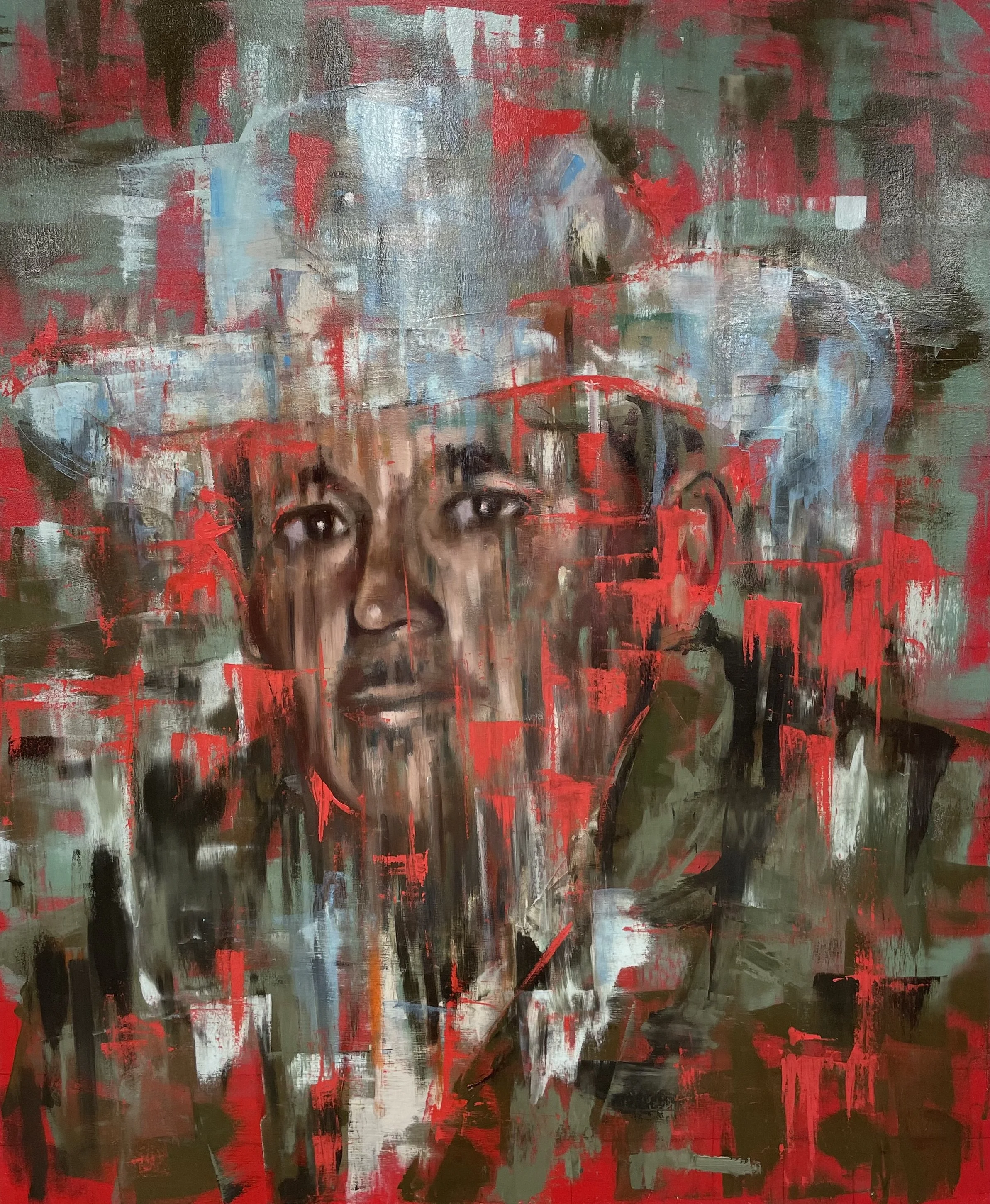 Title: "Oscar"
Medium: Oil on canvas
Dimensions:34"x 28"
Date: 2022
SOLD