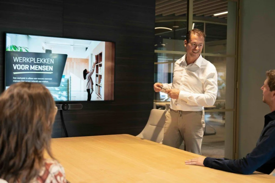 Stap 1 van een design & build kantoorinrichting