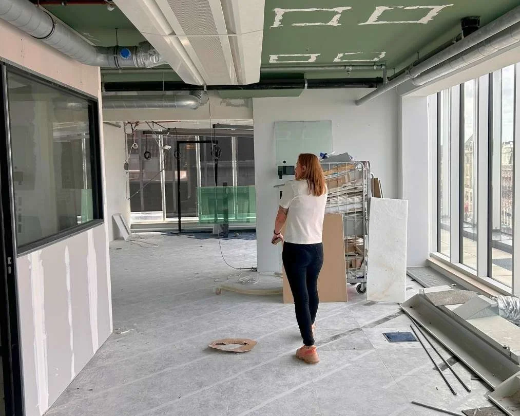 Kantoorverbouwing met projectmanager