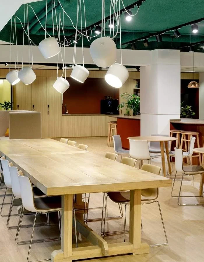 kantoorinrichting van een kantoor