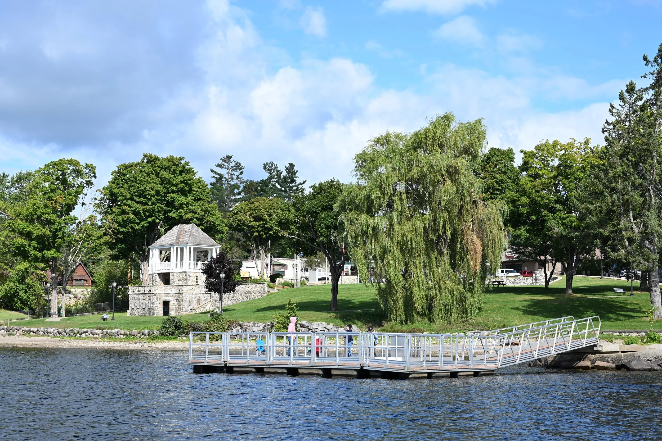 The Band Stand and Fishing Dock