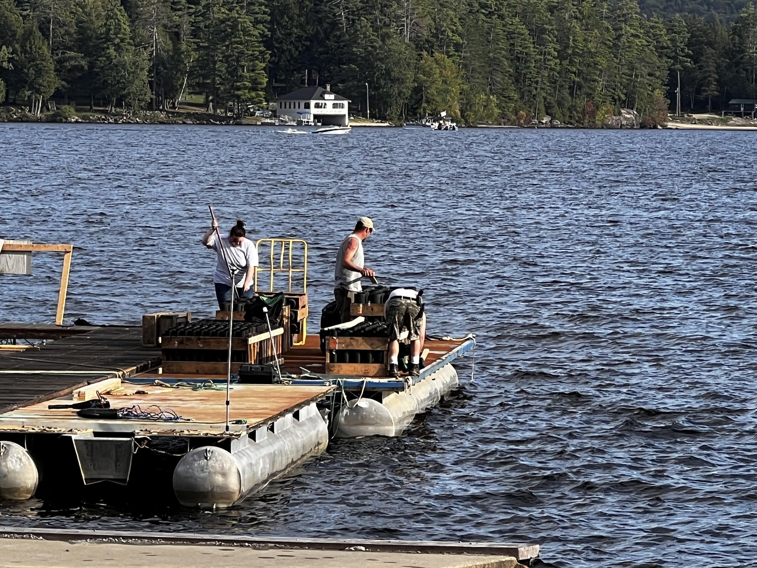 Lake water testing
