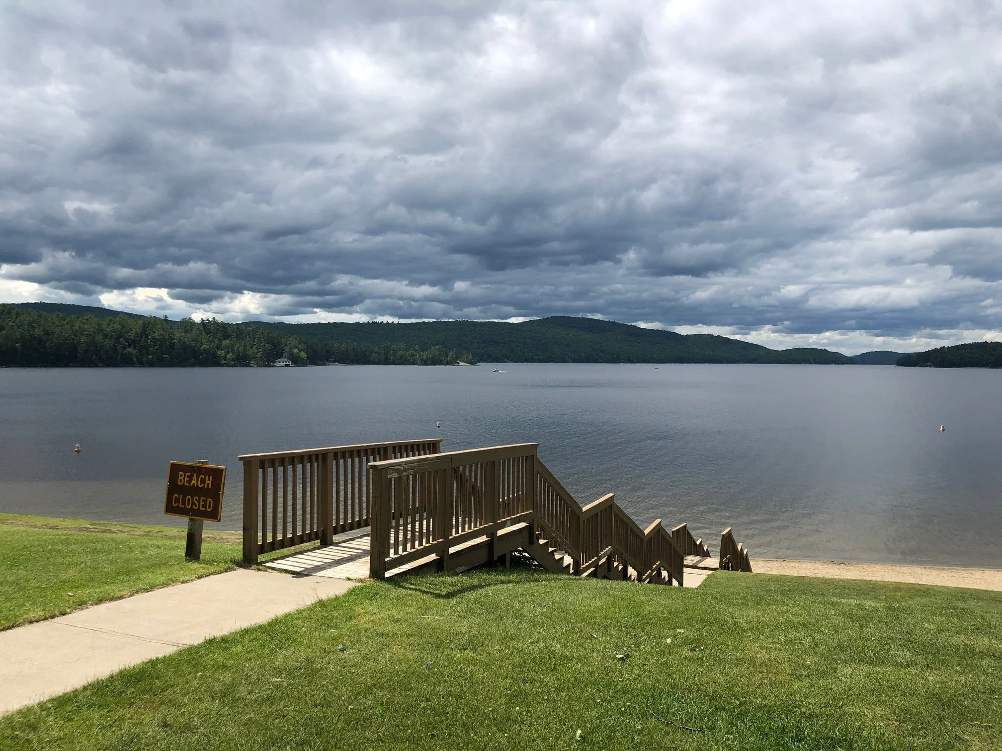 Walkway down to beach