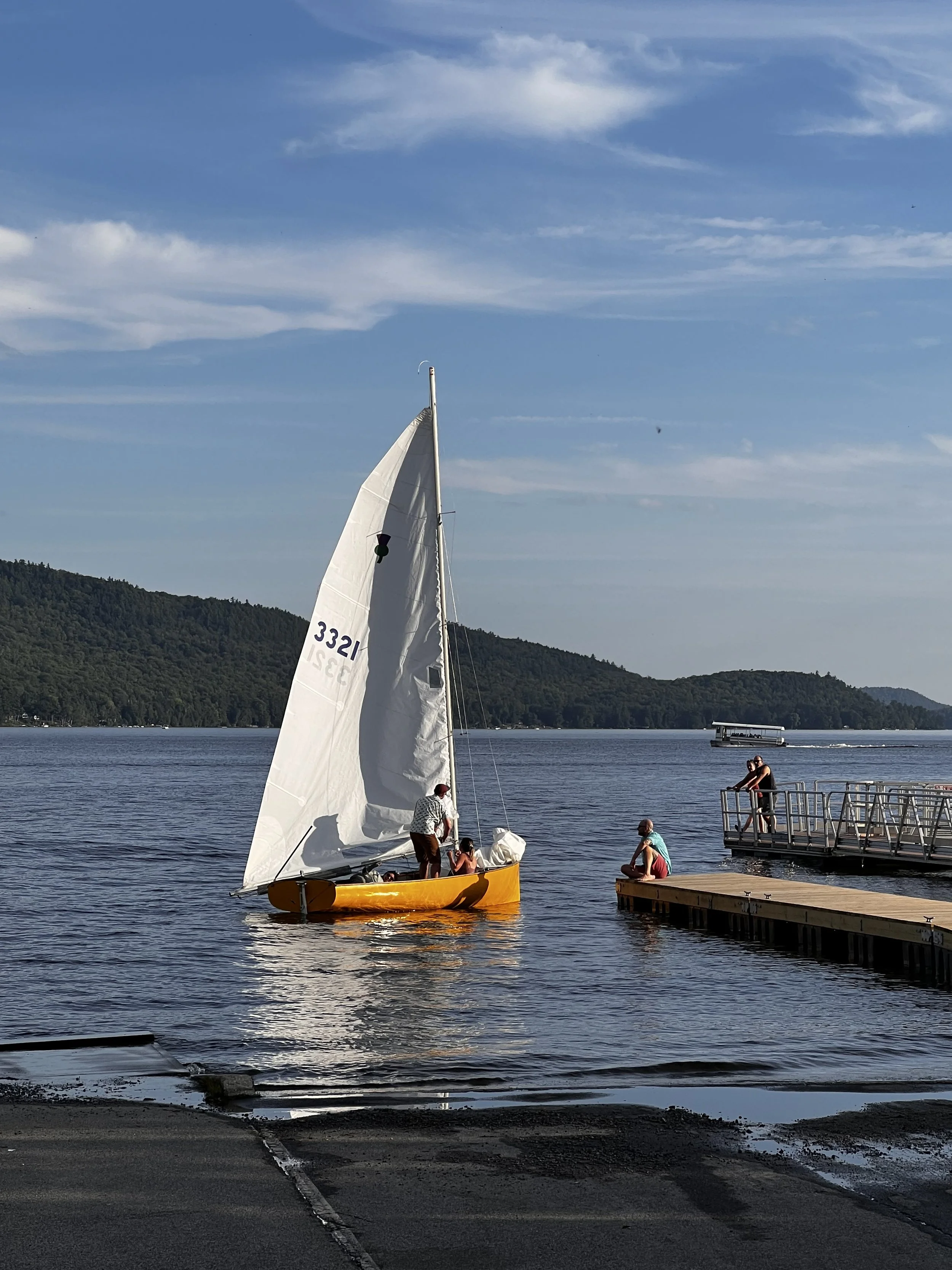 Sailing away on Schroon