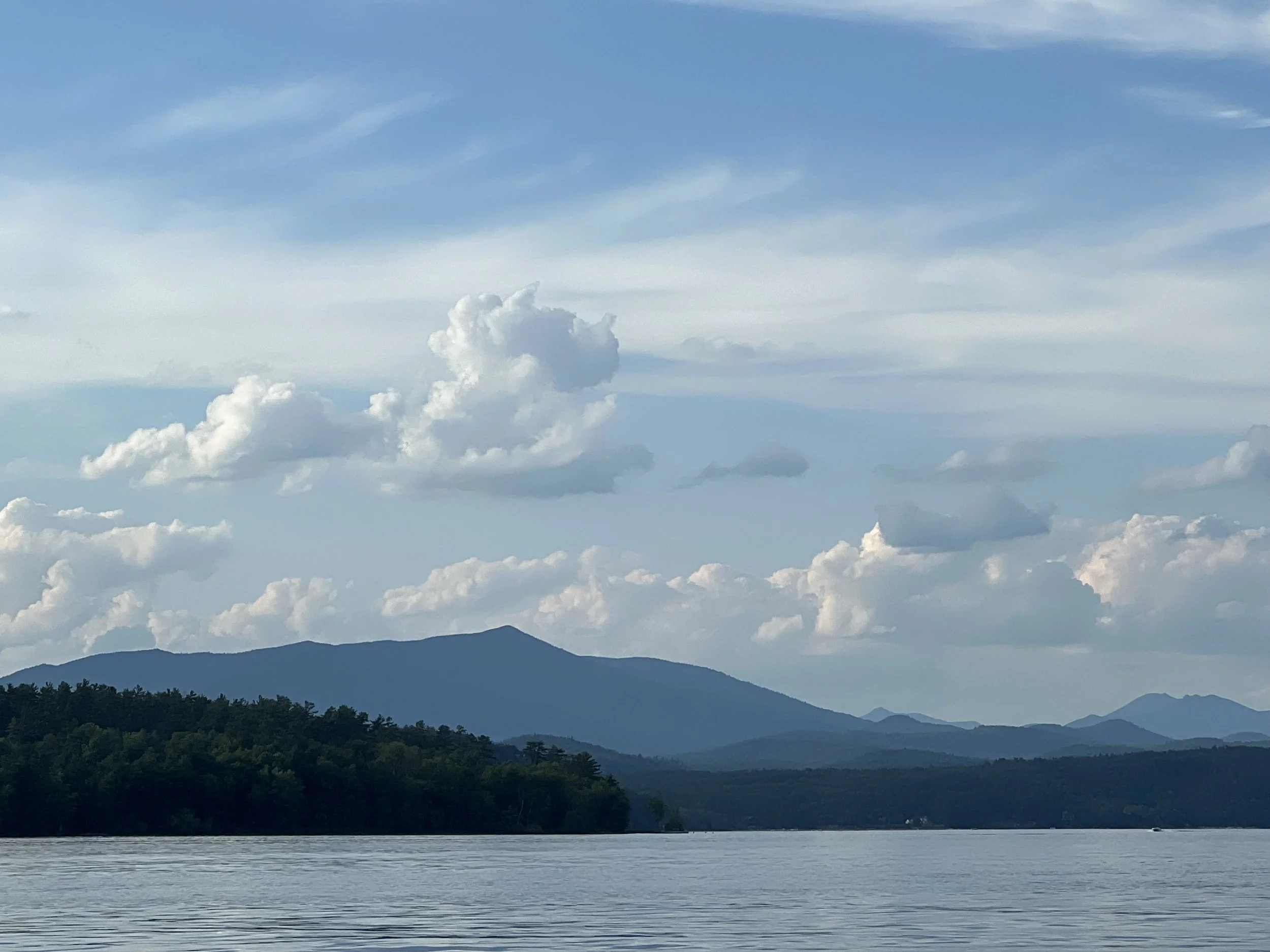 Hoffman Mountain from the lake