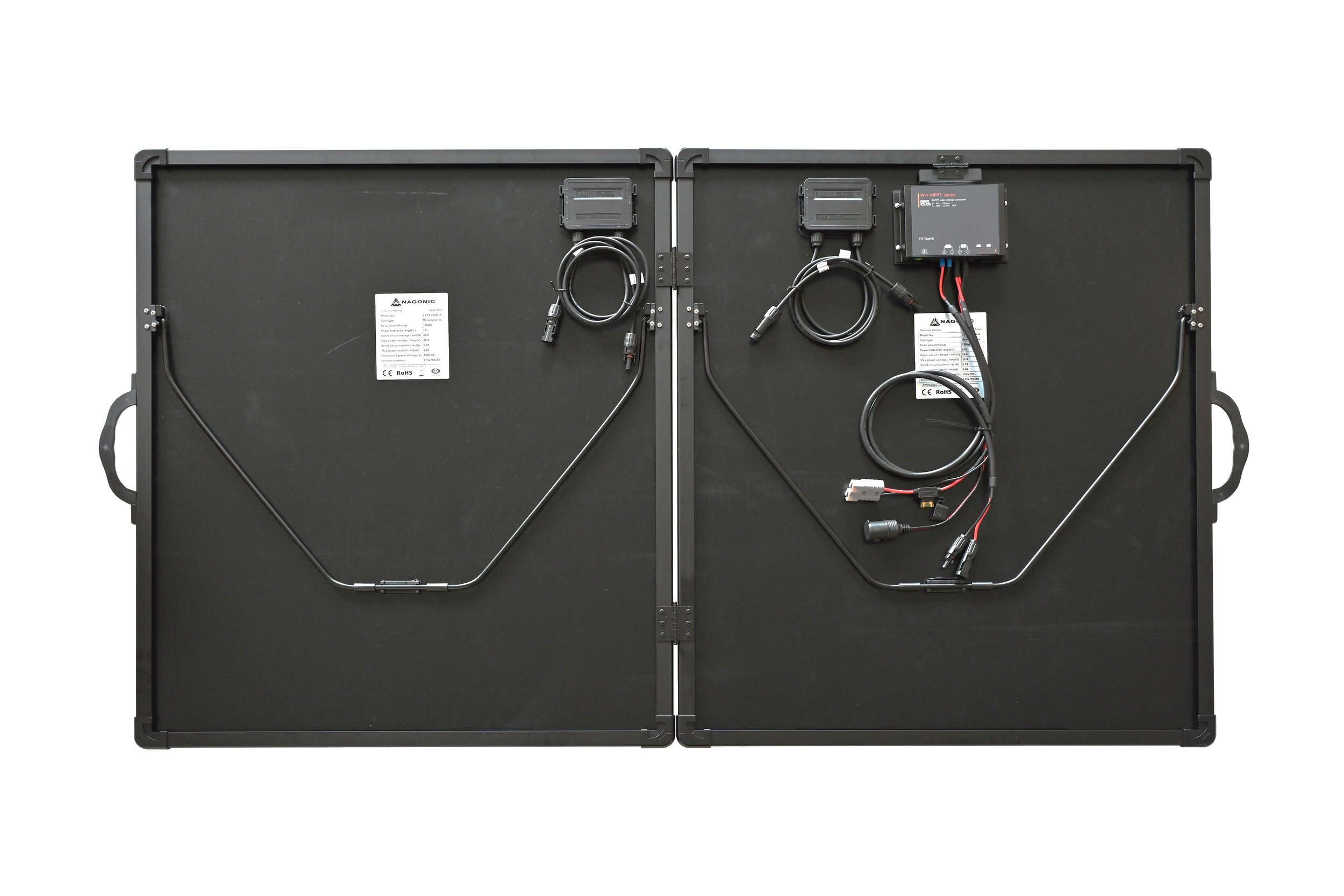 Image of our portable solar panel for camping by Nagonic
