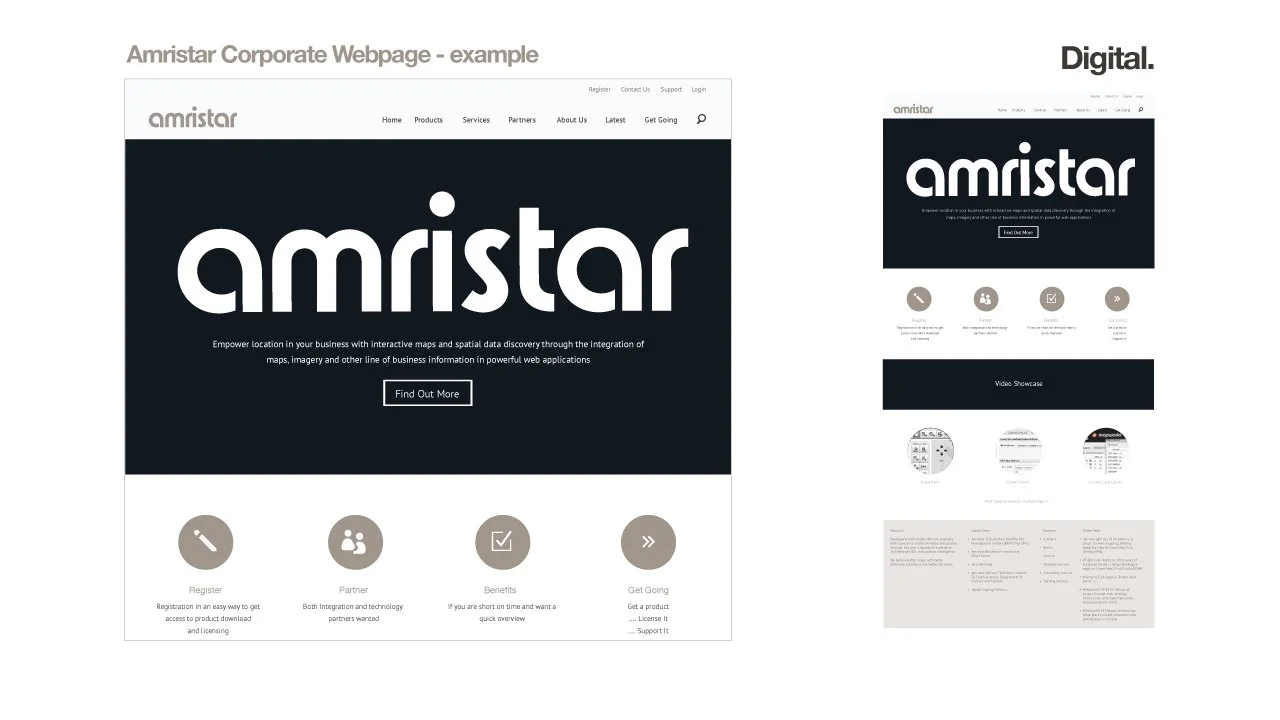 AMRISTAR - WEBSITE/RESPONSIVE DESIGN