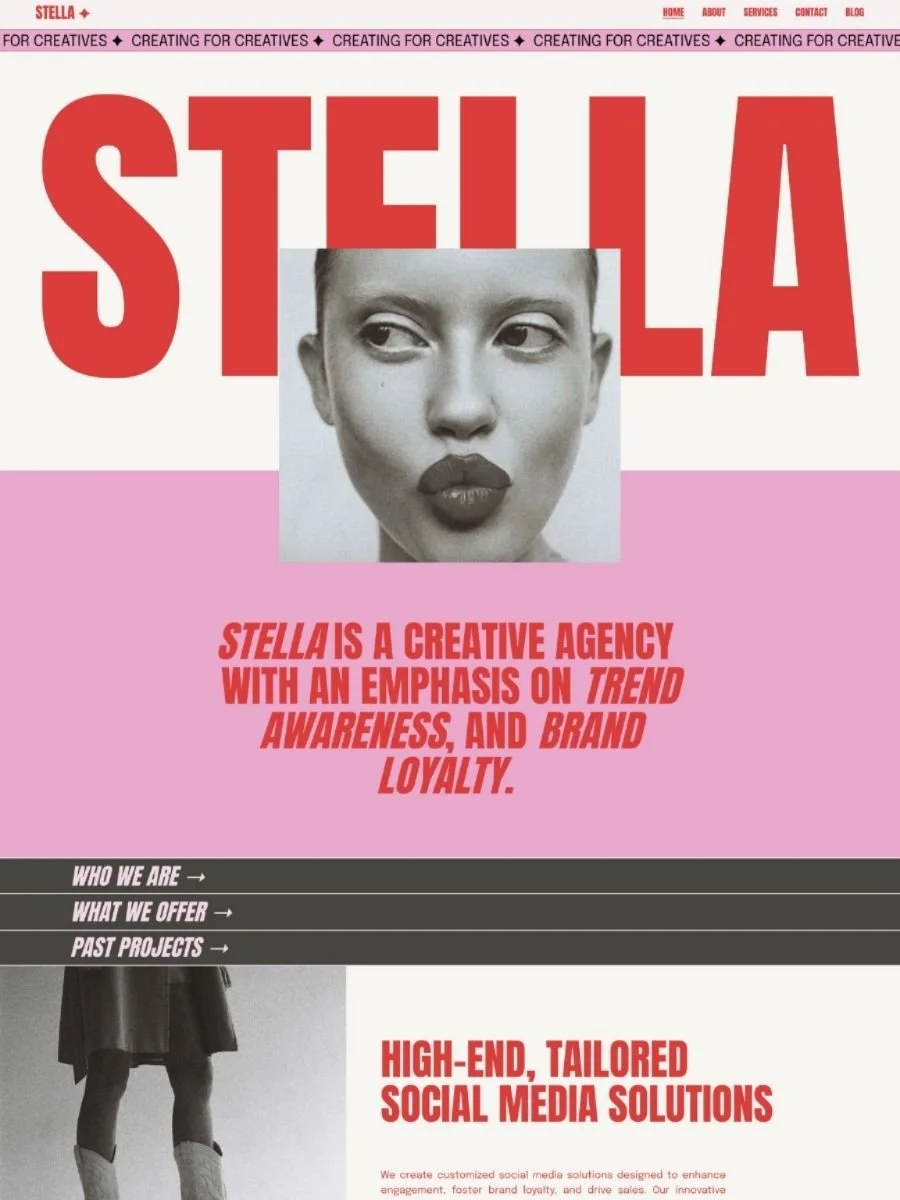 Stella Squarespace template