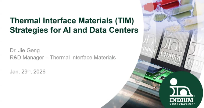 Thermal Interface Materials (TIM) Strategies for AI and Data Centers