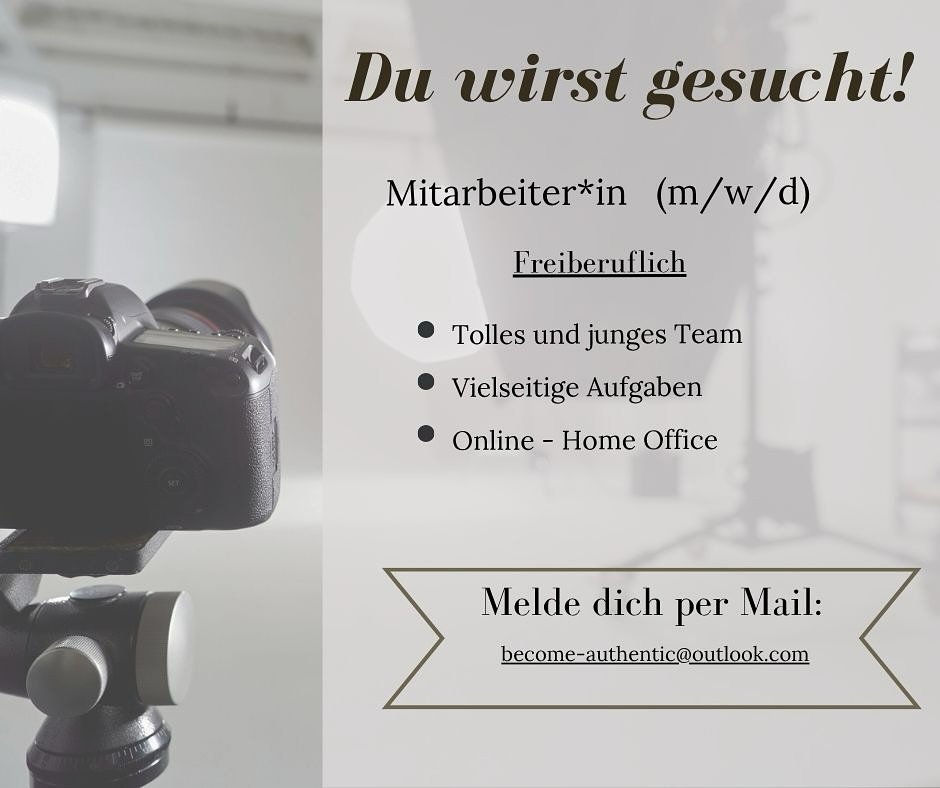 Wir freuen uns auf dich! 📧#jobgesucht#modelagentur#kreativit&auml;t#neuechance#medienjob#medien