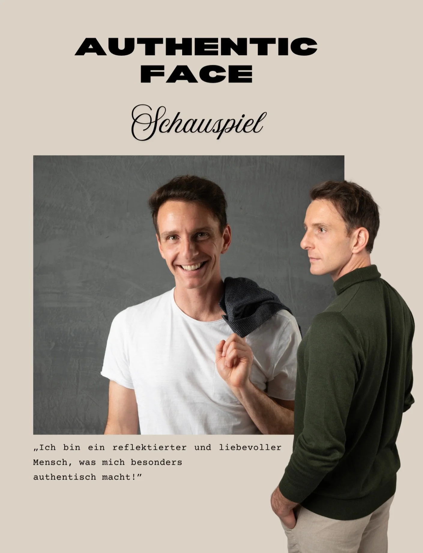 David ist nicht nur reflektiert, sondern auch ausdrucksstark vor der Kamera 📸✨ Bei unserem Fotoshooting sind gro&szlig;artige Ergebnisse entstanden! #actor#agency#modeling#shooting#malemodels