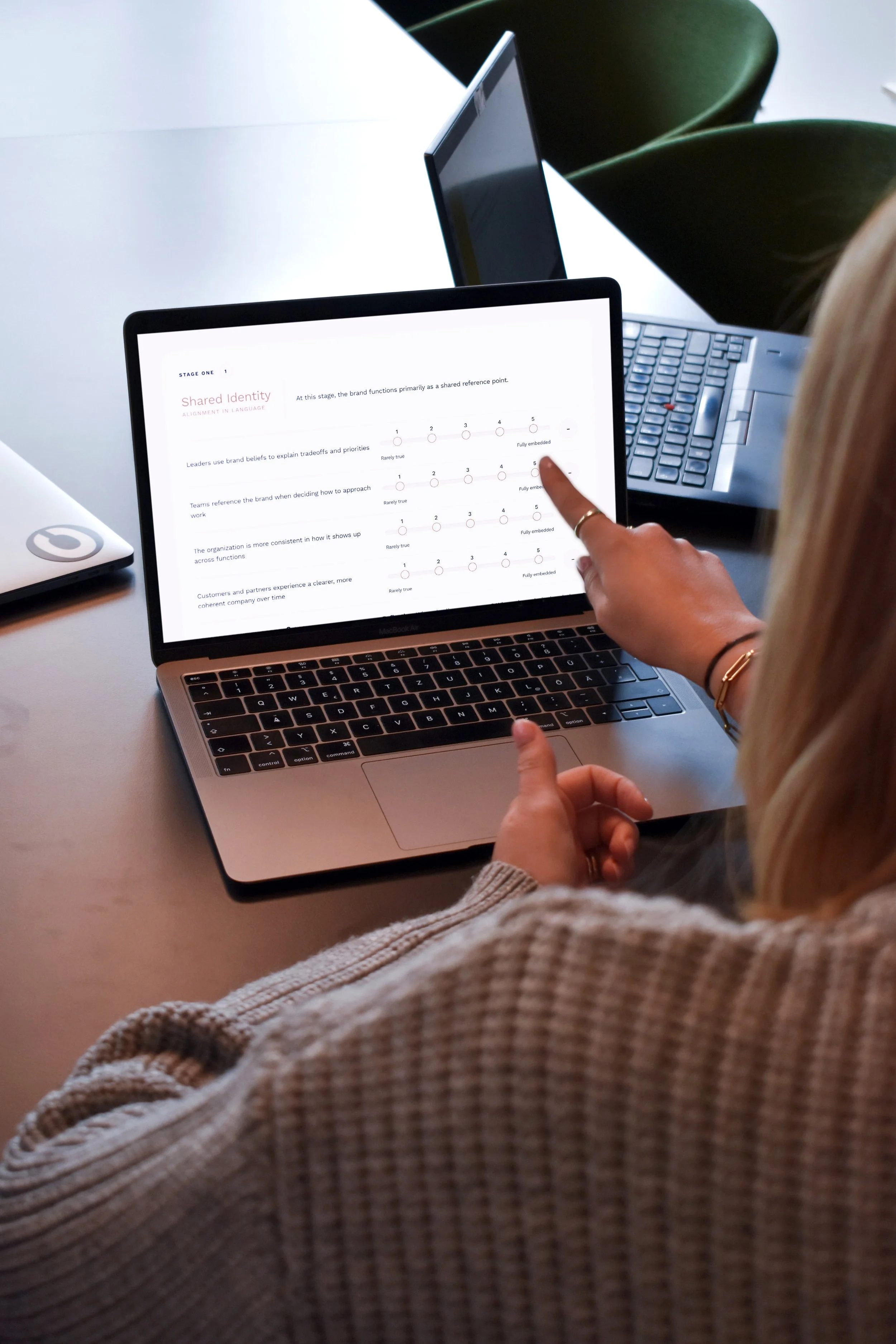 laptop on the Brand Impact Index page.