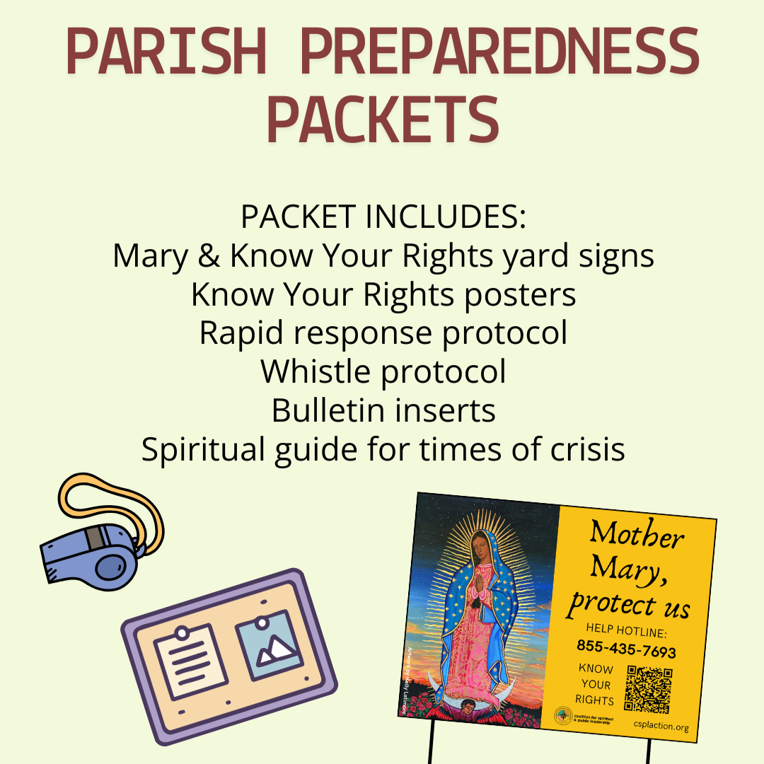 Parish Preparedness Packet - ICE Rapid Response