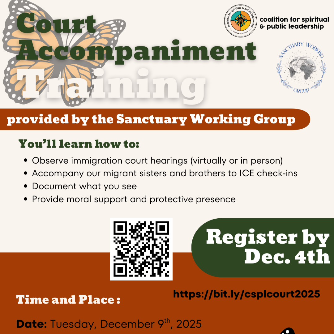 December 9, 2025 - Court Accompaniment Training