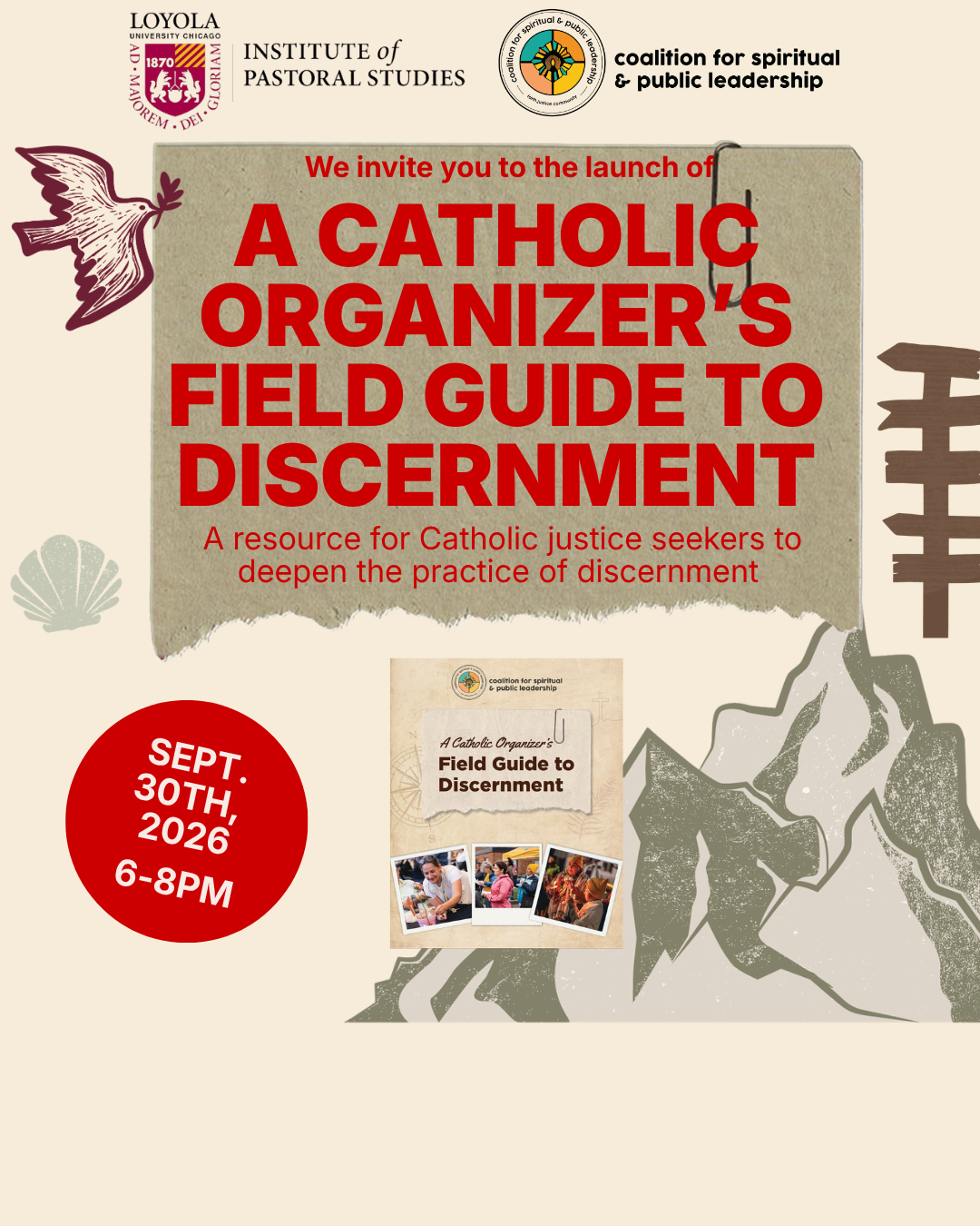 September 30, 2026 - New Resource Launch: A Catholic Organizer’s Guide to Discernment