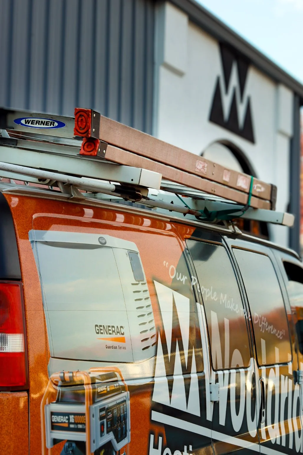 Generac Generator Van for Wooldridge