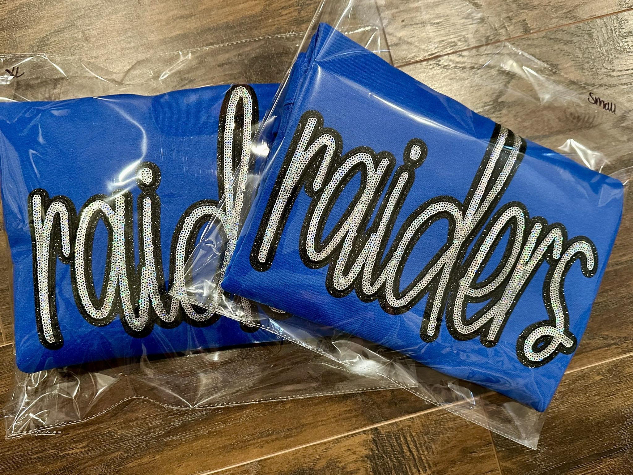 Raiders Sequin Crewneck