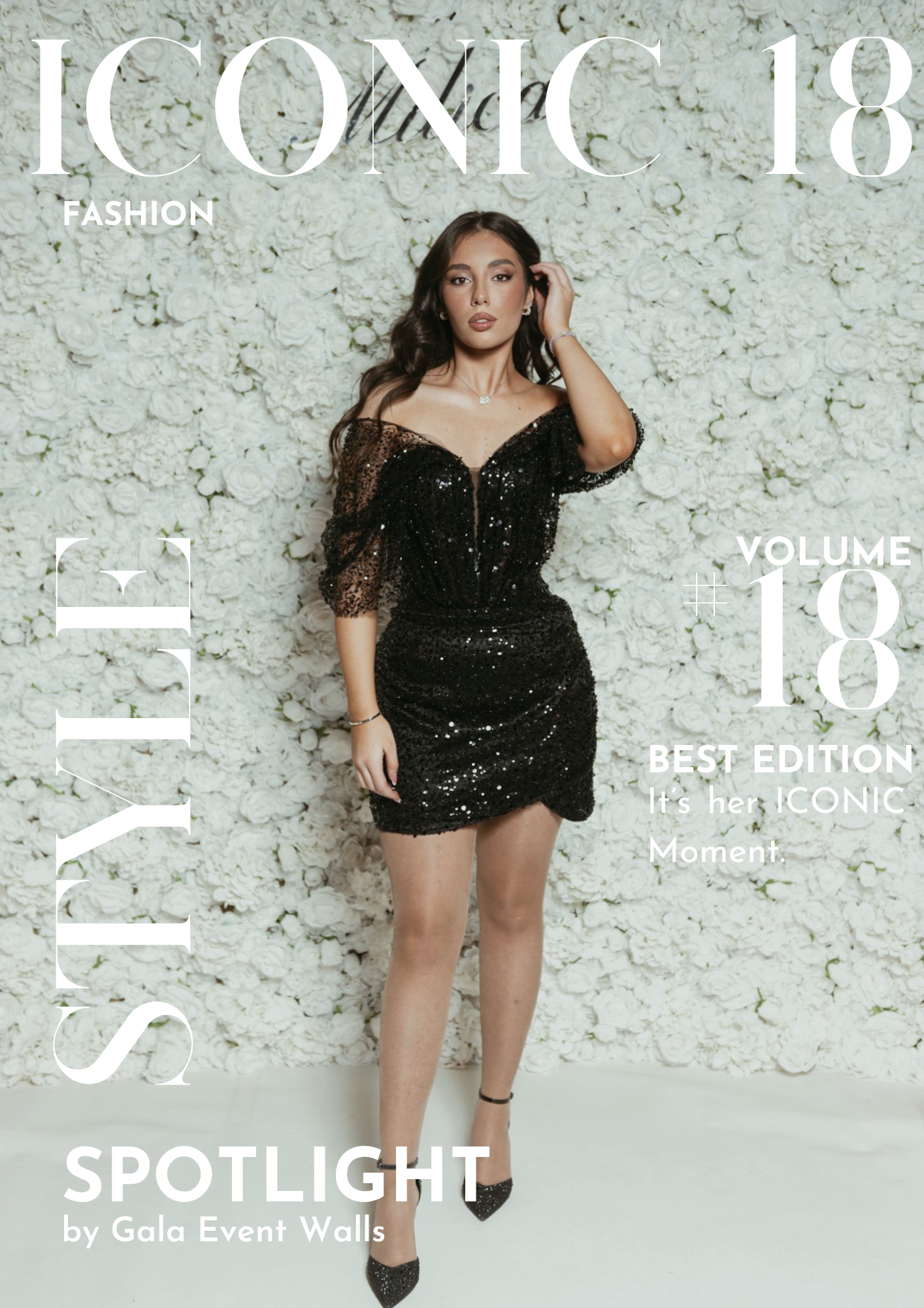 Ekskluzivni flower wall za 18. rođendan – Novi Sad