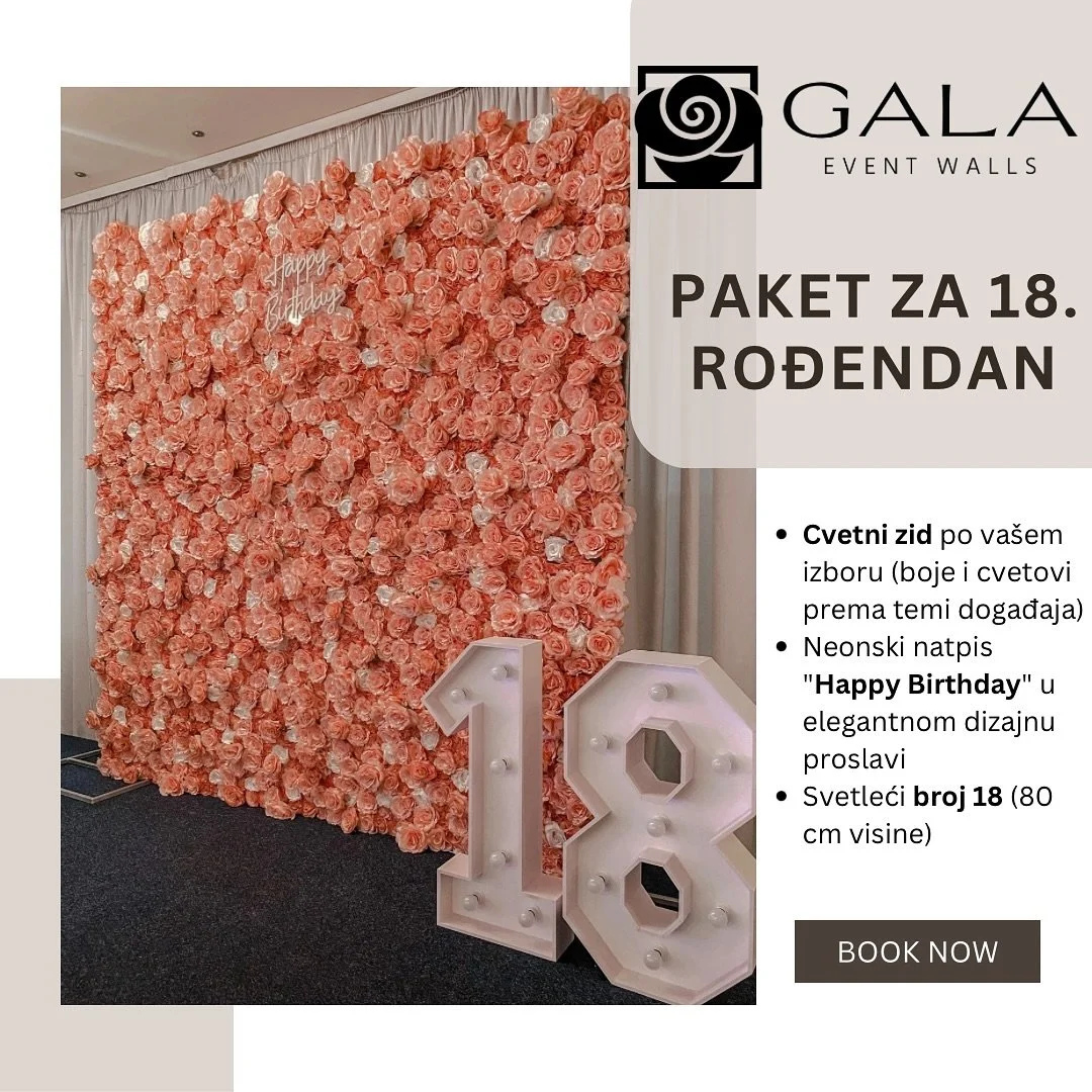 Rezervacije mozete izvrsiti:
&bull; Putem website-a (link u opisu profila)
&bull; Putem DMa
&bull; Ili pozivom na 0640288901 📞

Obezbedite svoj termin na vreme! 🎉

#cvetnizid #18rodjendan #18ti
#dekoracijarodjendana #rodjendan