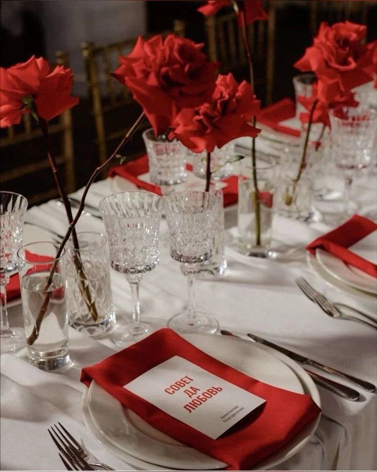 intimate wedding dinner setup with candles at Woodescape Serbia